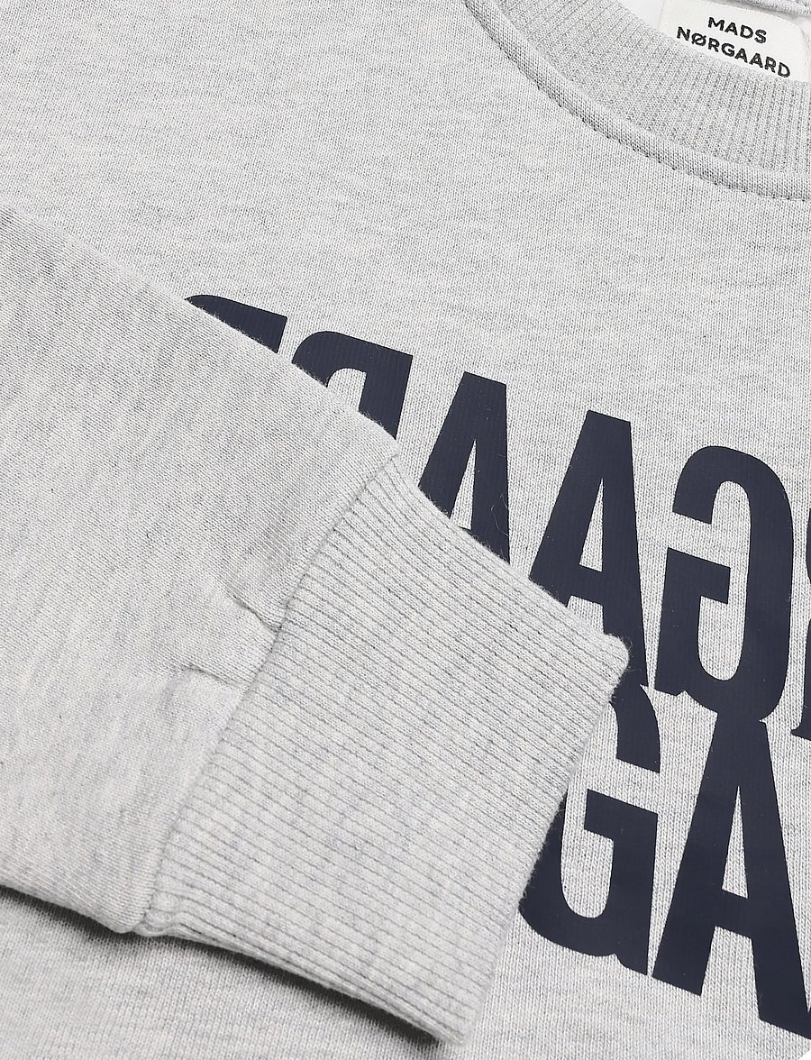 Mads Nørgaard - Original Sweat Talinka Sweatshirt - sweatshirts - mid grey melange - 2