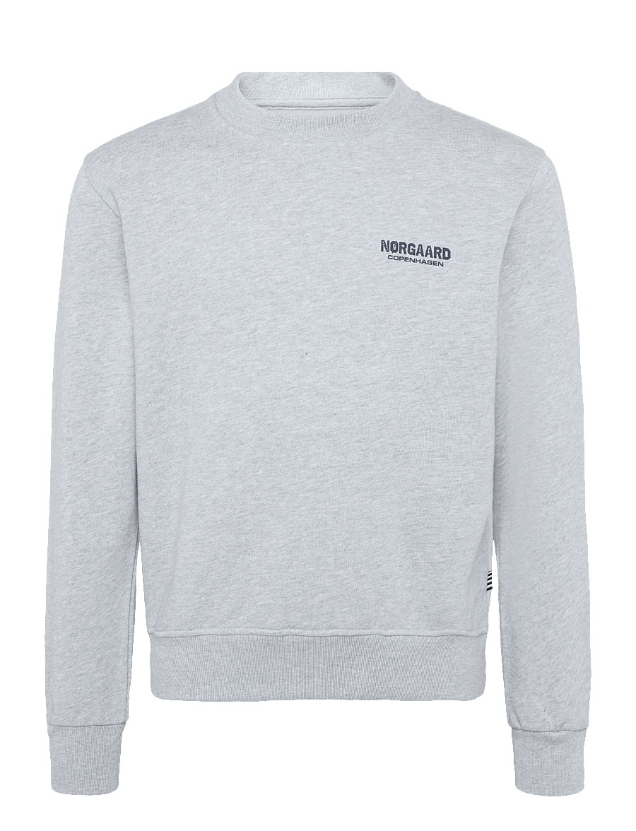 Mads Nørgaard - Original Sweat Solo Sweatshirt - sweatshirts - mid grey melange - 0