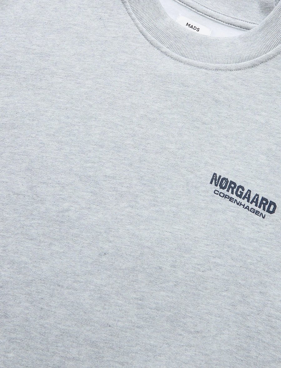 Mads Nørgaard - Original Sweat Solo Sweatshirt - sweatshirts - mid grey melange - 2