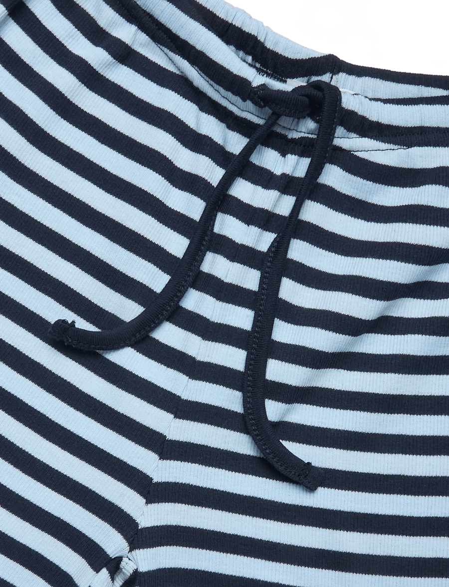 Mads Nørgaard - 2x2 Cotton Stripe Verona Pants - jogginghosen - cerulean/sky captian - 2