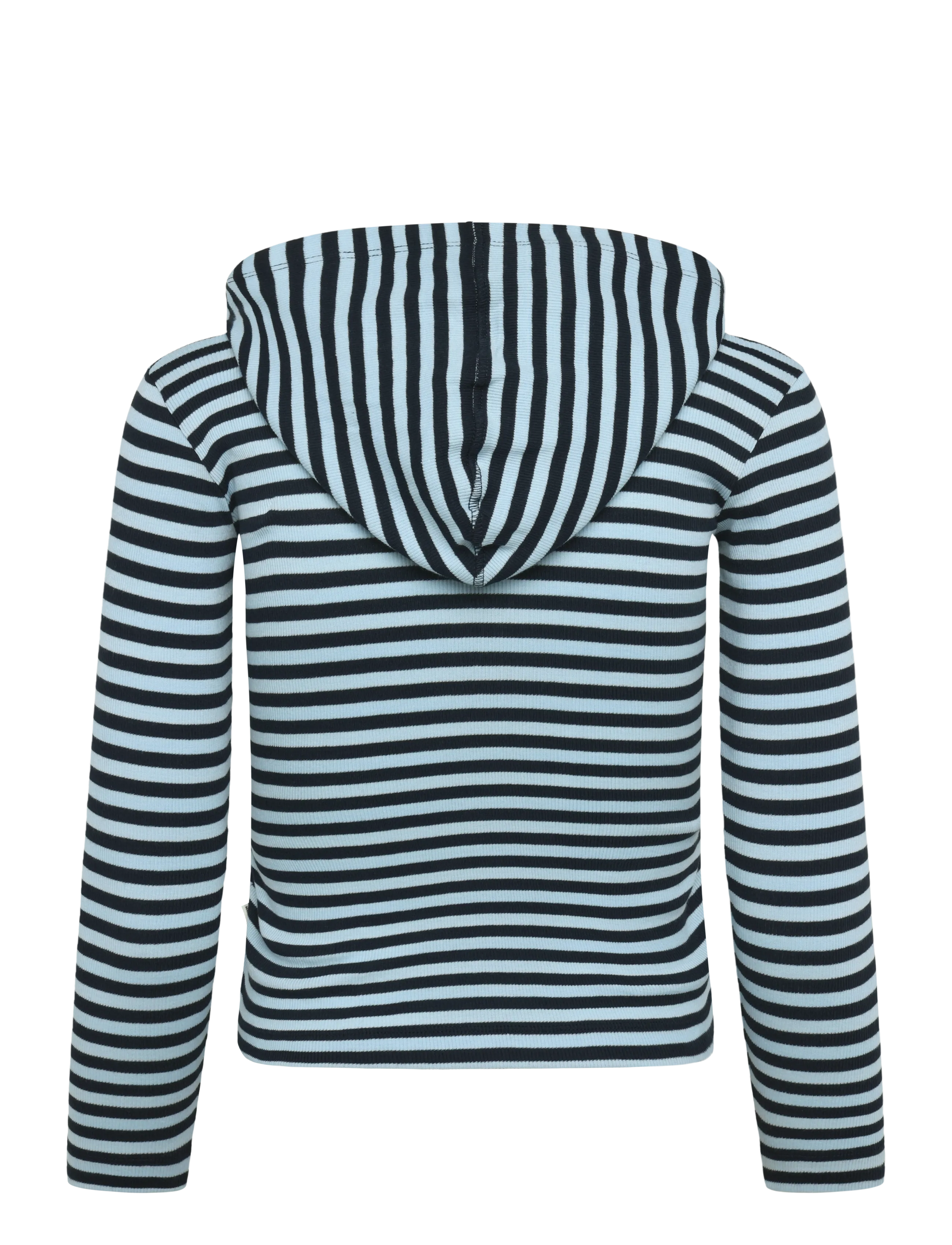 Mads Nørgaard - 2x2 Cotton Stripe Tally Hoodie - kapuzenpullover - cerulean/sky captian - 1