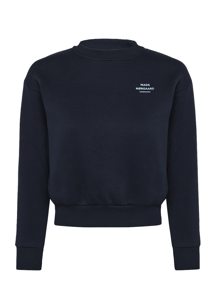 Mads Nørgaard - Mix Sweat N Sonar Sweatshirt - sweatshirts - sky captain - 0
