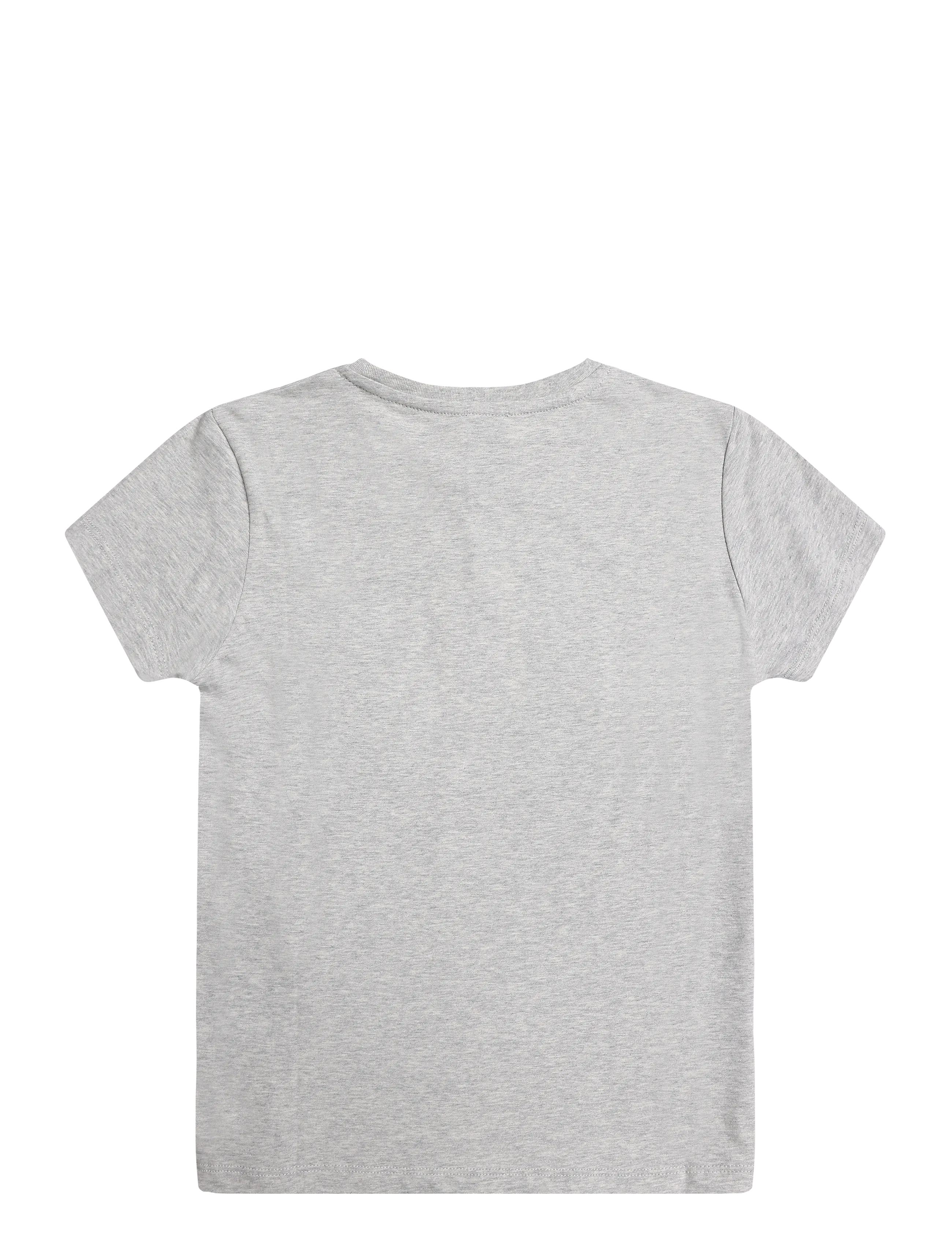 Mads Nørgaard - Single Cotton Tuvina mini mirror Tee - mid grey melange - 1