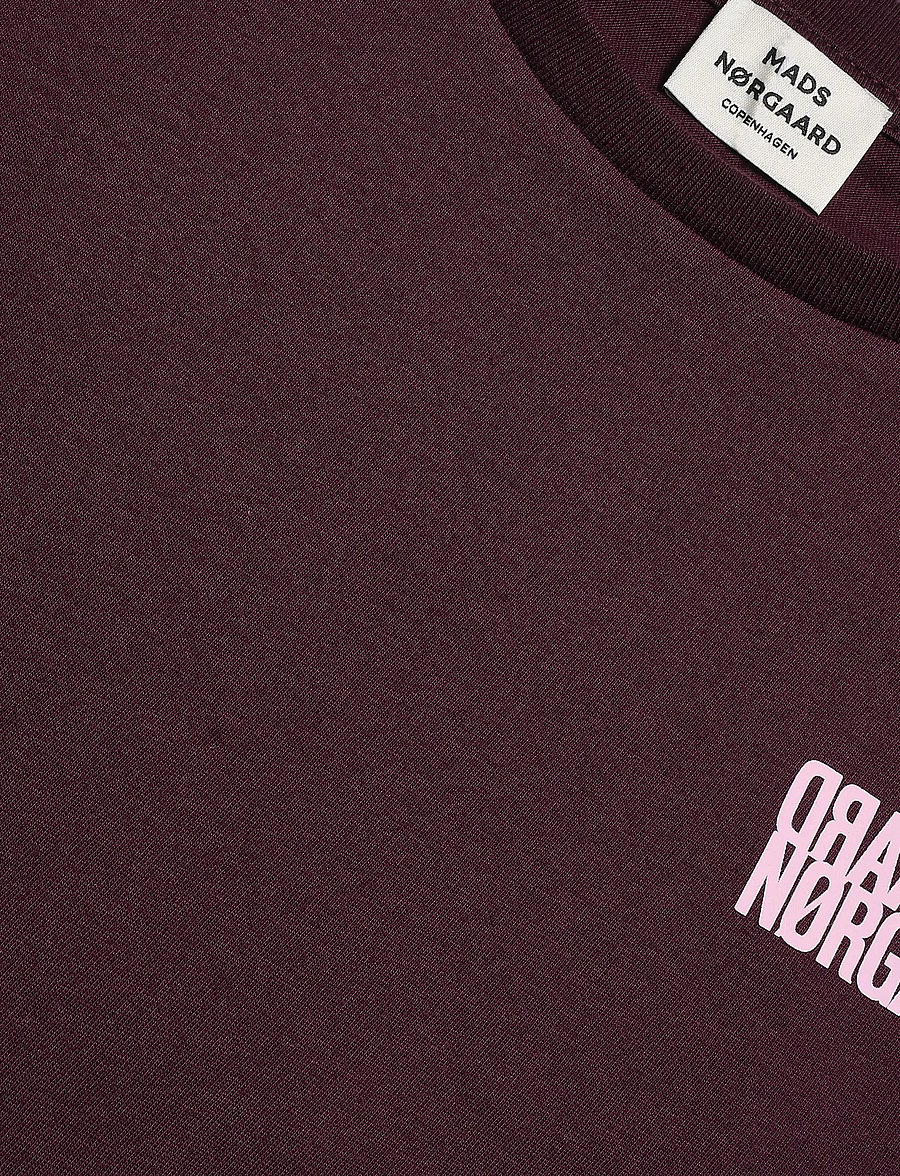 Mads Nørgaard - Single Cotton Tuvina mini mirror Tee - kurzärmelige - winetasting - 2