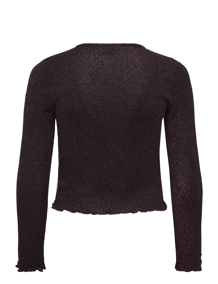 Mads Nørgaard - 2x2 Lurex Casandrina Cardigan - cardigans - winetasting - 1