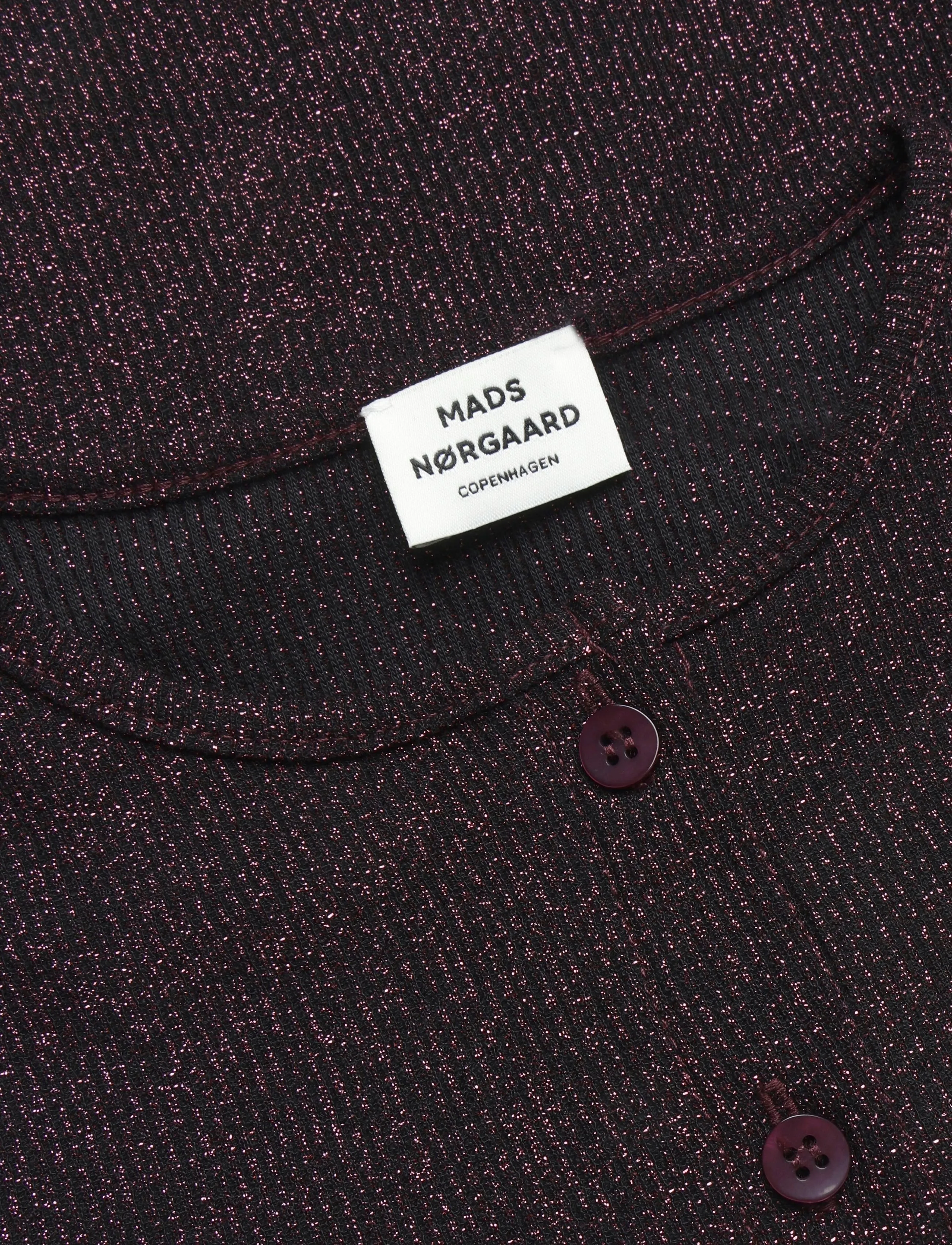 Mads Nørgaard - 2x2 Lurex Casandrina Cardigan - cardigans - winetasting - 2