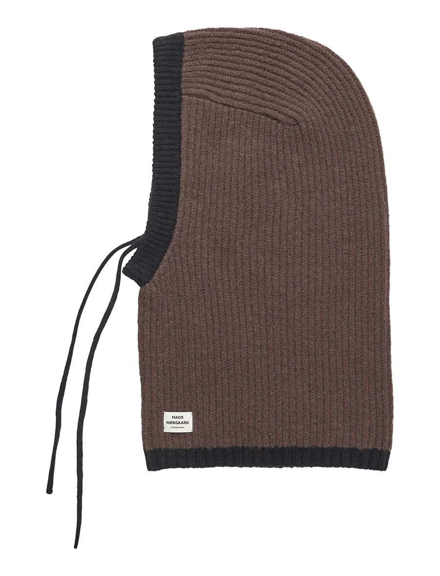Mads Nørgaard - Tosca Balando Stripe Balaclava - sturmhauben - black/demitasse - 0