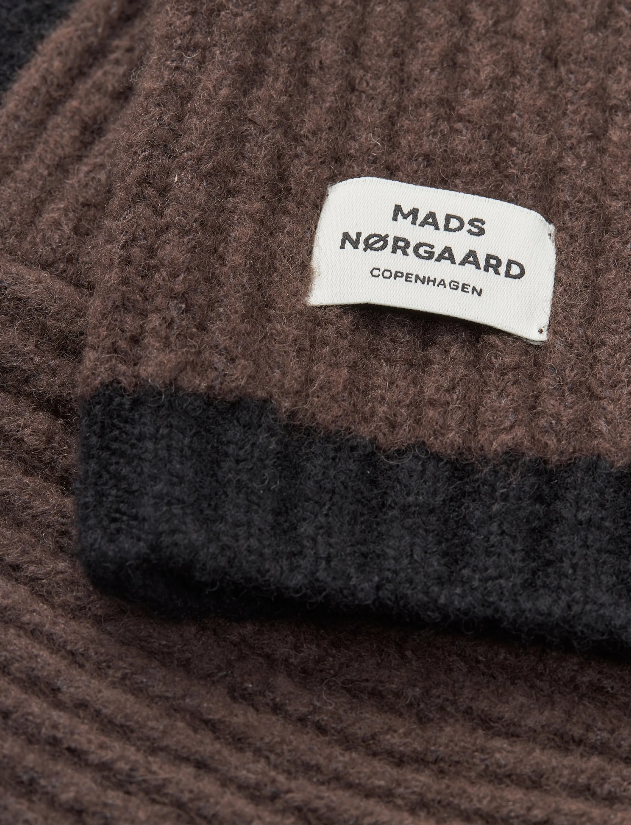 Mads Nørgaard - Tosca Balando Stripe Balaclava - black/demitasse - 1