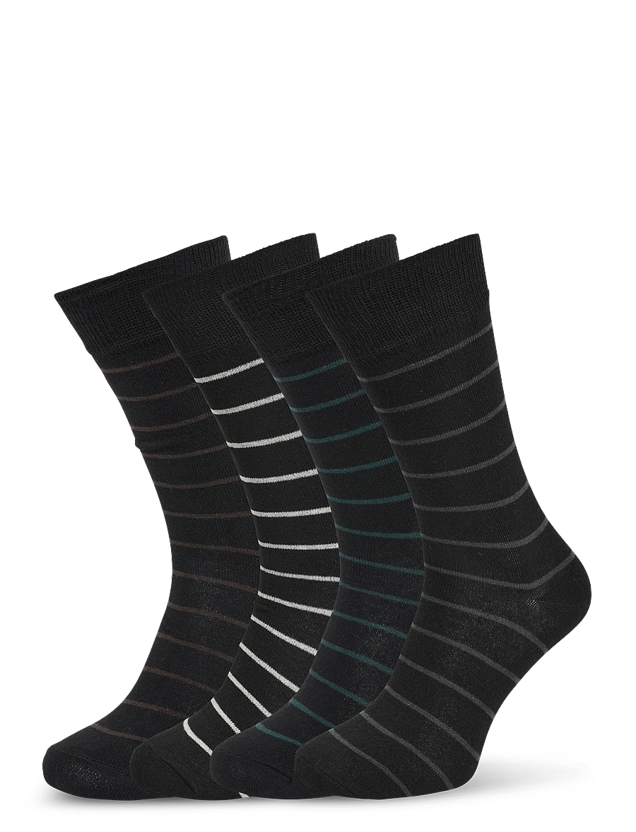 Mads Nørgaard - Sock Box Anton Stripe - tennissocken - winter stripe 26-4 - 0