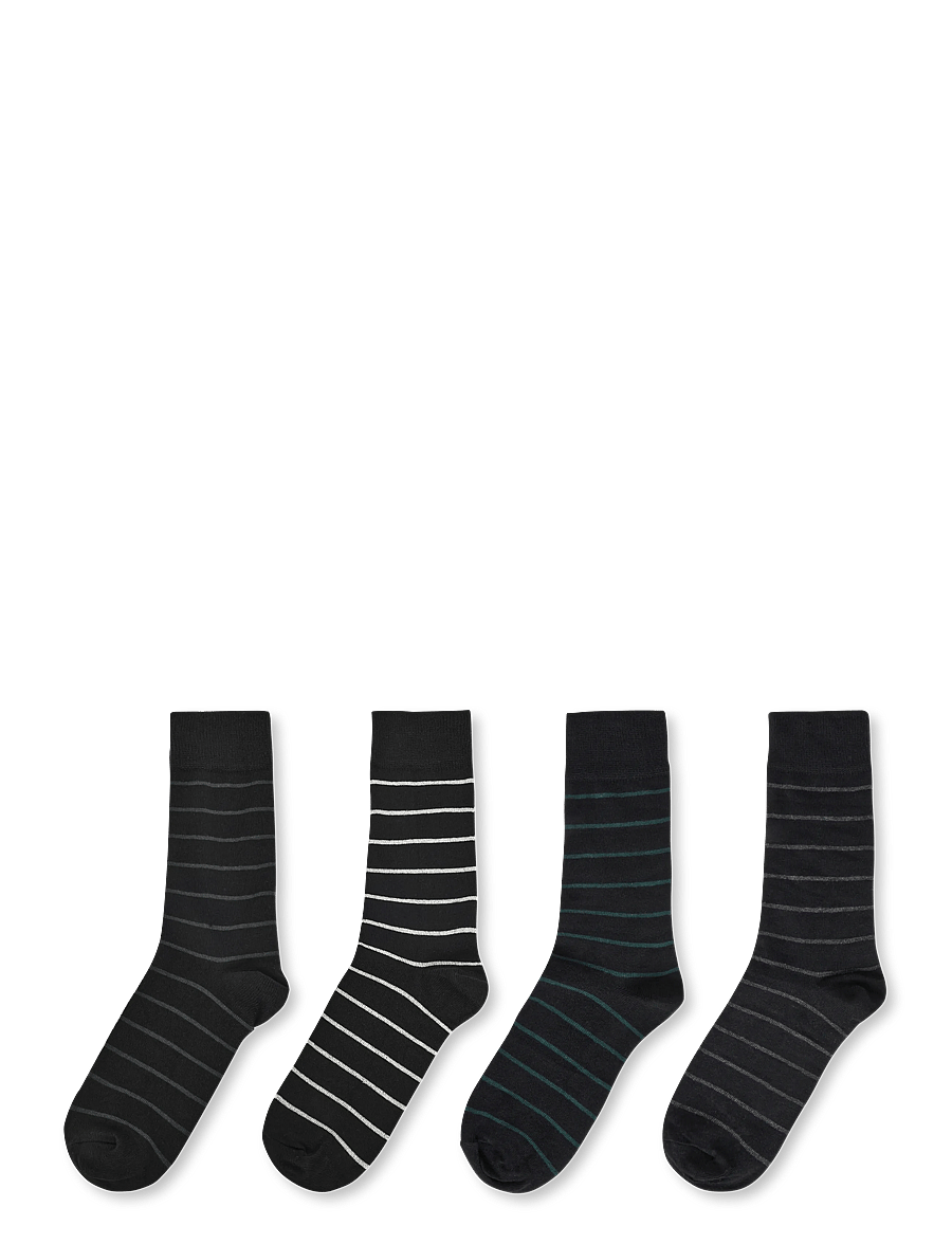 Mads Nørgaard - Sock Box Anton Stripe - tennissocken - winter stripe 26-4 - 1