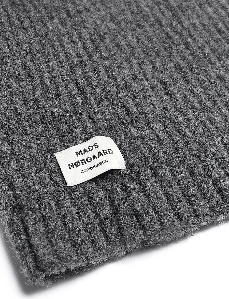 Mads Nørgaard - Lambo Balando Balaclava - maskmütsid - dark grey melange - 2