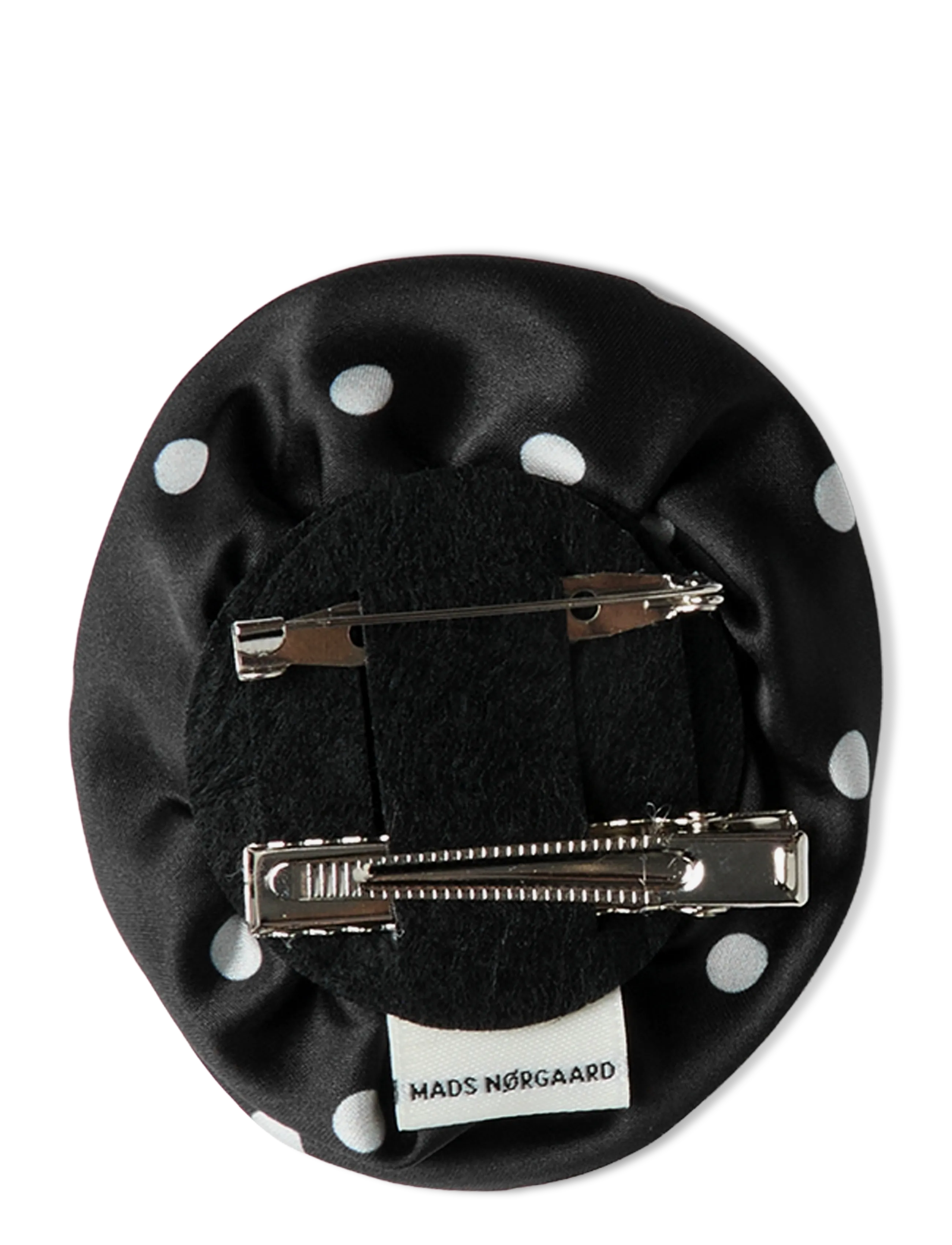 Mads Nørgaard - MN Rose Brooch - juukseklambrid - dot black/white - 1