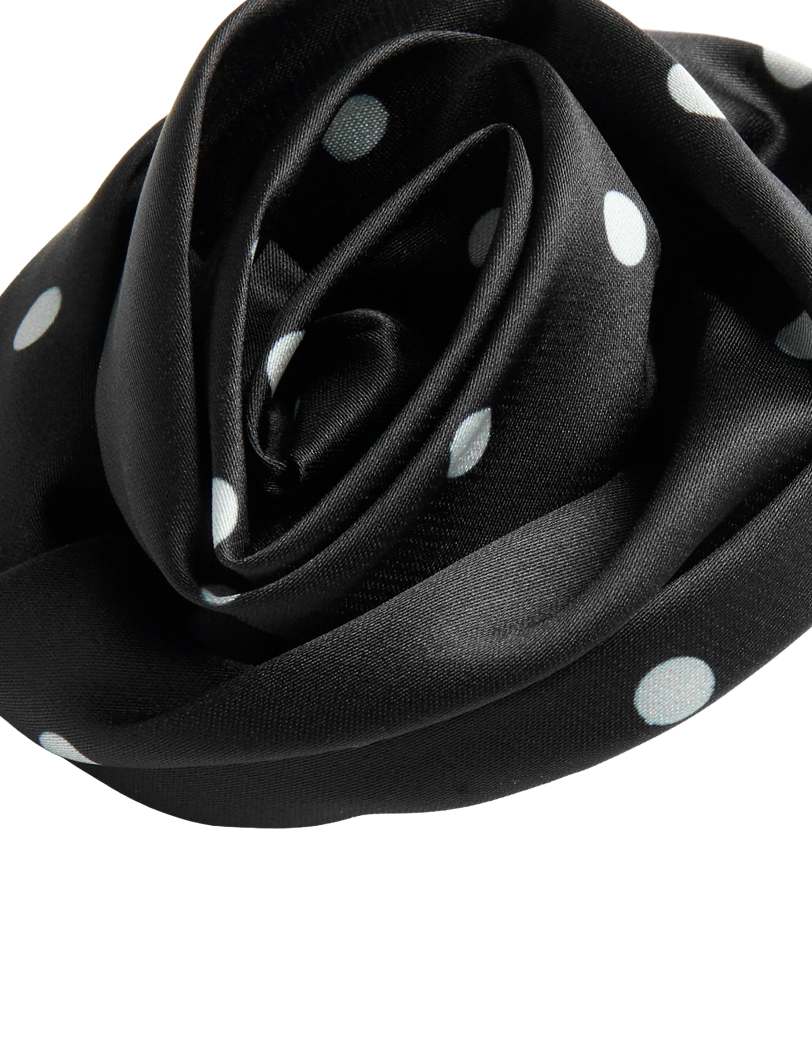 Mads Nørgaard - MN Rose Brooch - juukseklambrid - dot black/white - 2