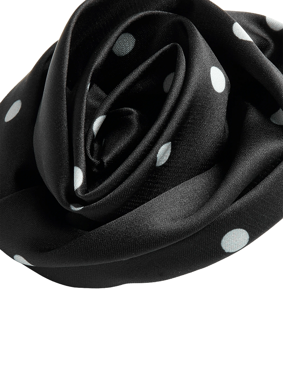 Mads Nørgaard - MN Rose Brooch - haarspangen - dot black/white - 2
