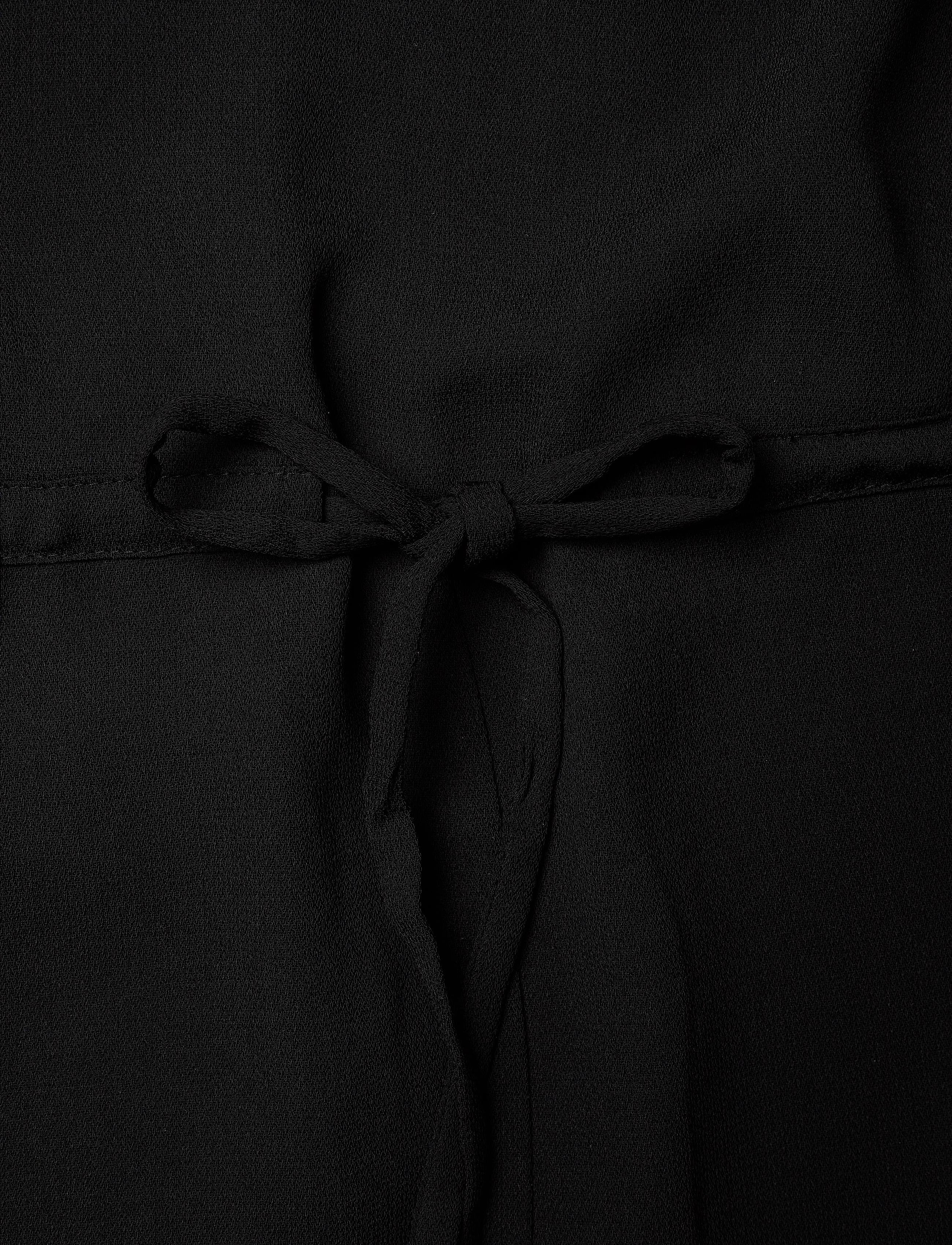Mads Nørgaard - Crepe Georgette Cavi - black - 3