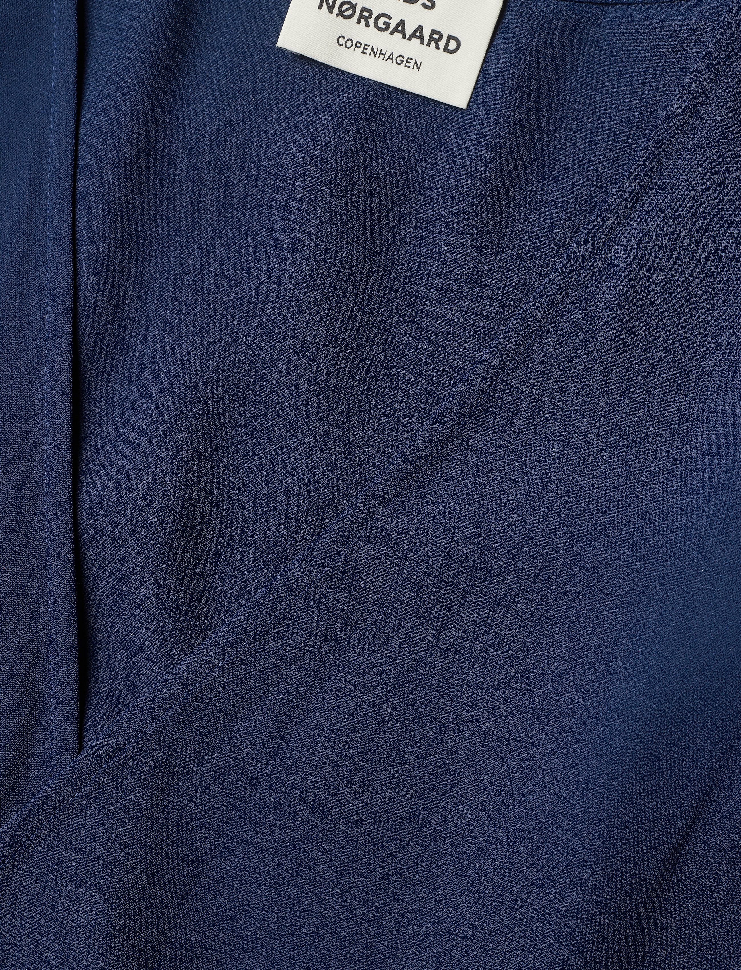 Mads Nørgaard - Crepe georgette Drolla - navy - 2