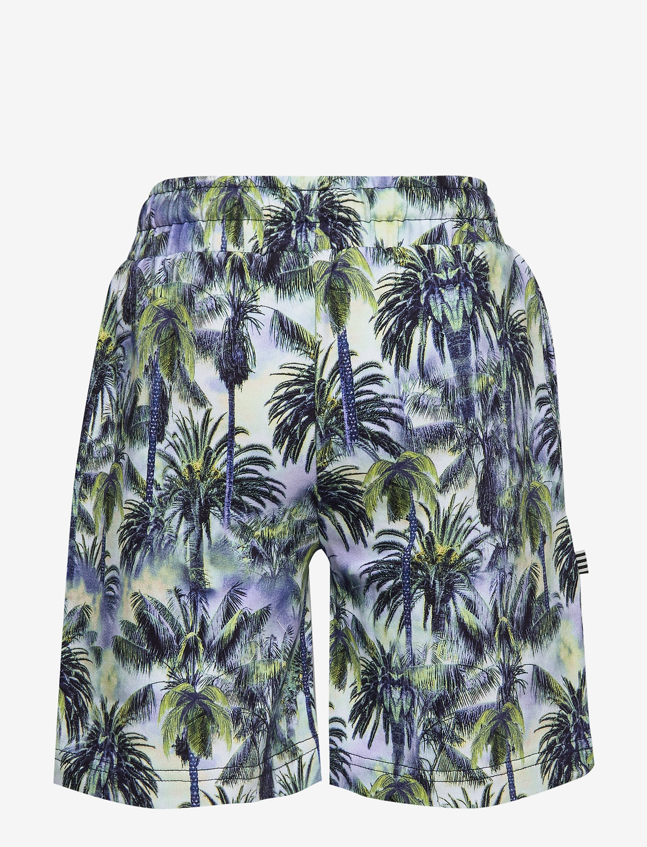 Mads Nørgaard - Printed Organic Peerino - blue palm - 1