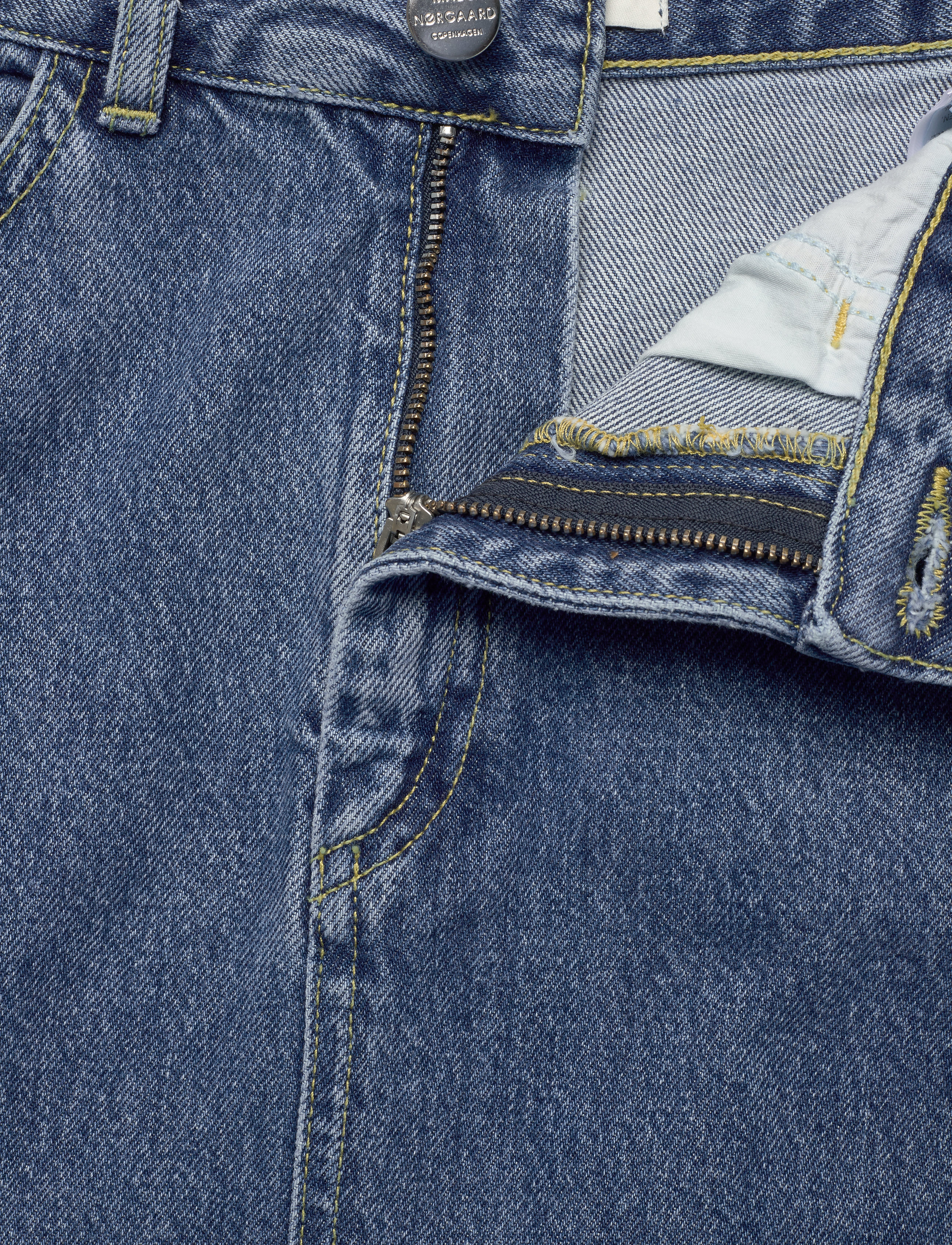 Mads Nørgaard - Heavy Indigo Steffi - worn stone - 3