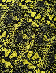 Mads Nørgaard - Snake Plisse Dacona - tettsittende kjoler - cool yellow - 2