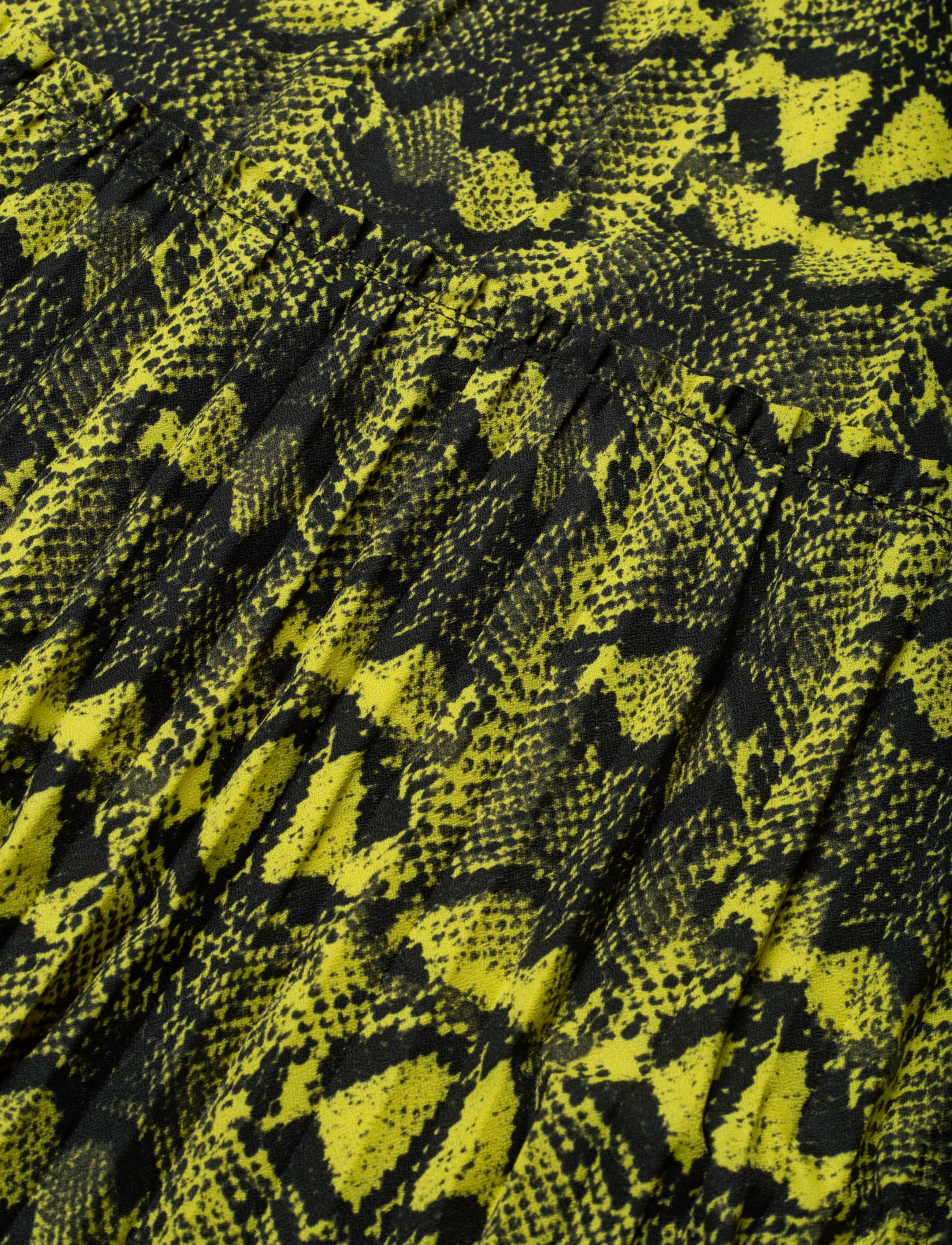 Mads Nørgaard - Snake Plisse Dacona - midi kjoler - cool yellow - 4