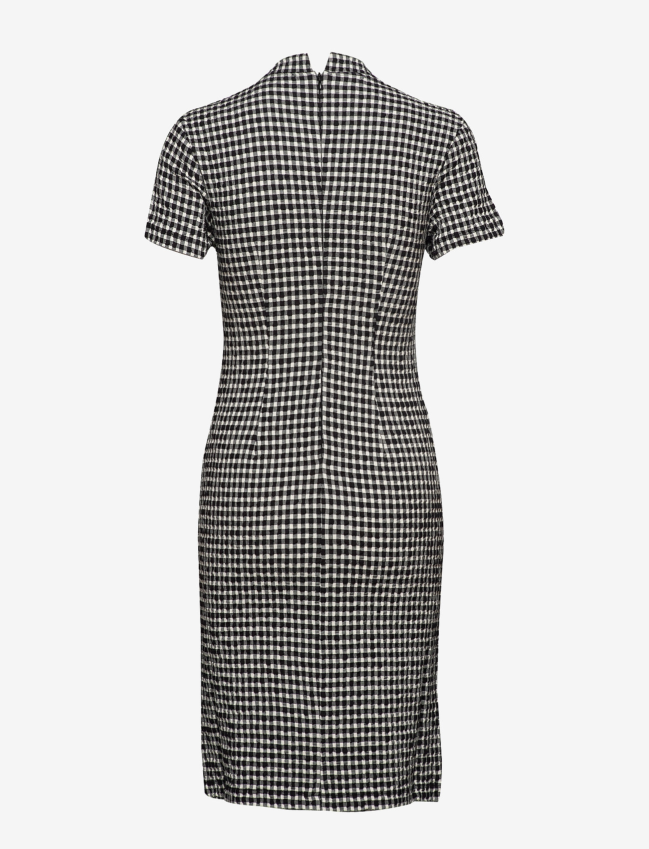 Mads Nørgaard - Seersucker Stretch Designa - black/white - 1
