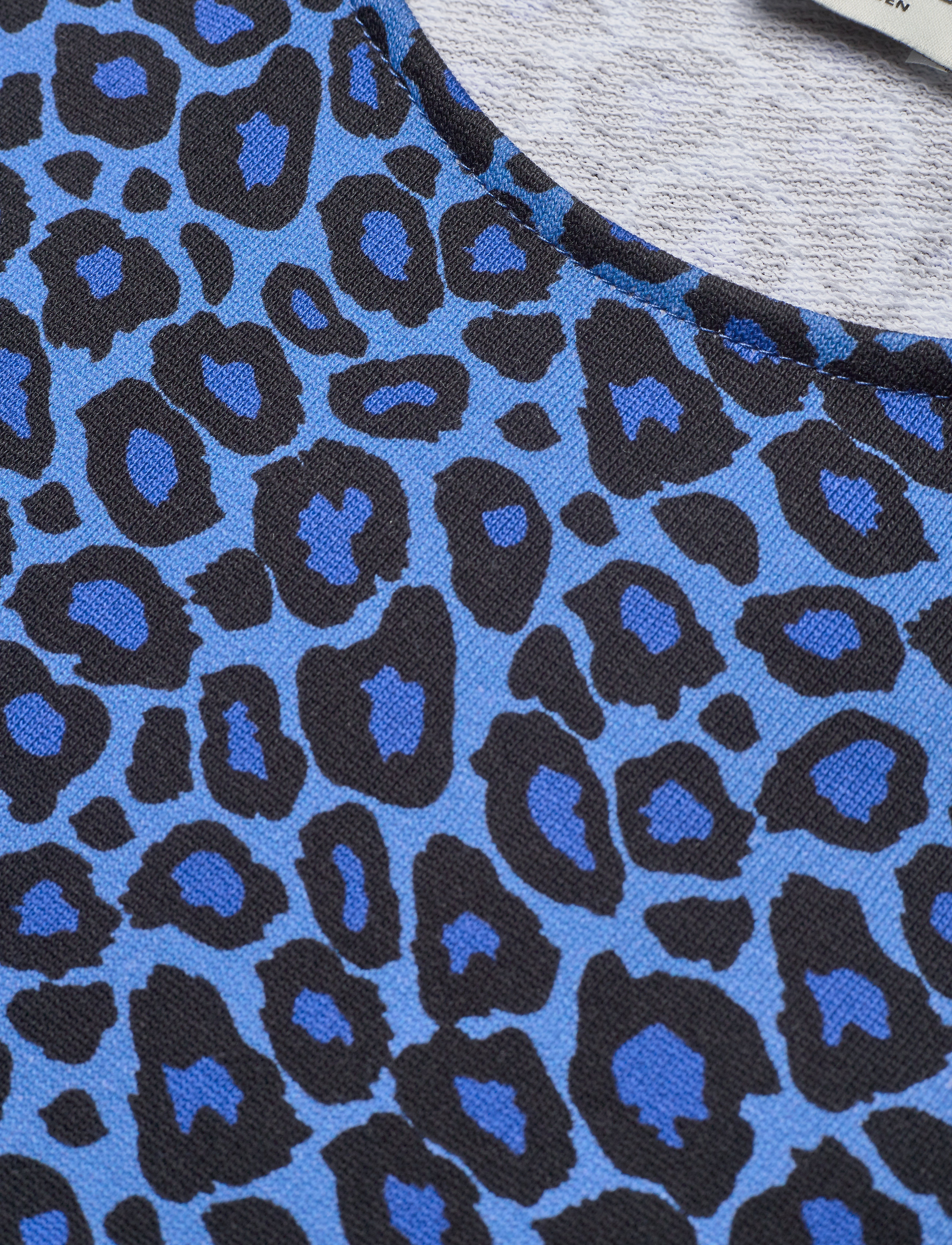 Mads Nørgaard - Printed Organic Olivia - blue leo - 2
