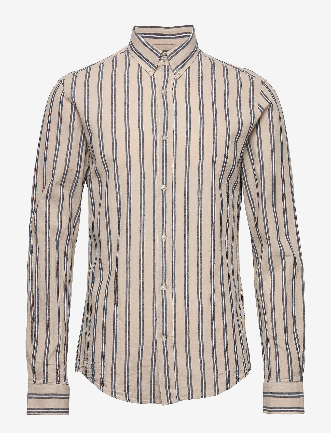 Stripe Linen Sawsett - HUMUS STRIPE