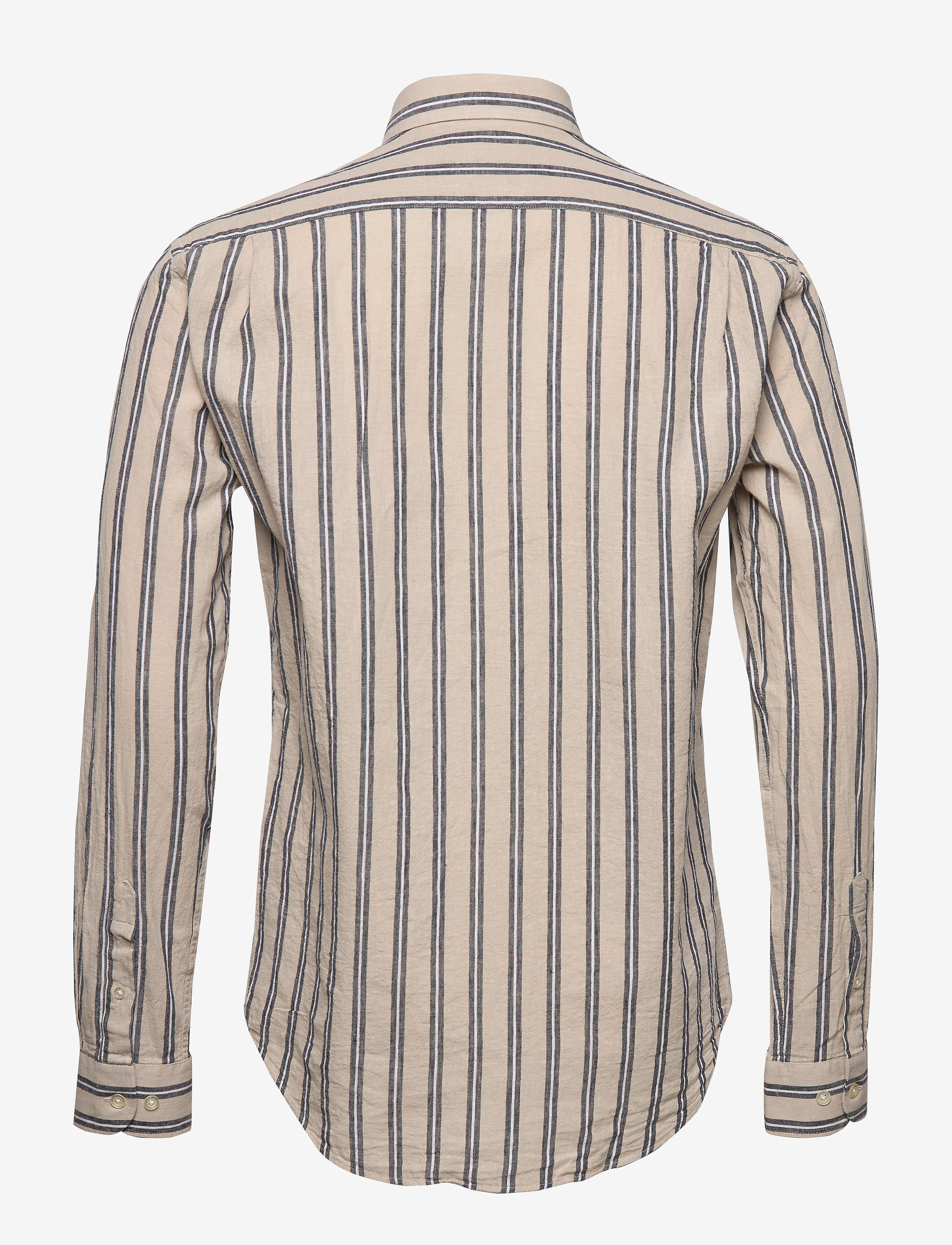 Mads Nørgaard - Stripe Linen Sawsett - humus stripe - 1