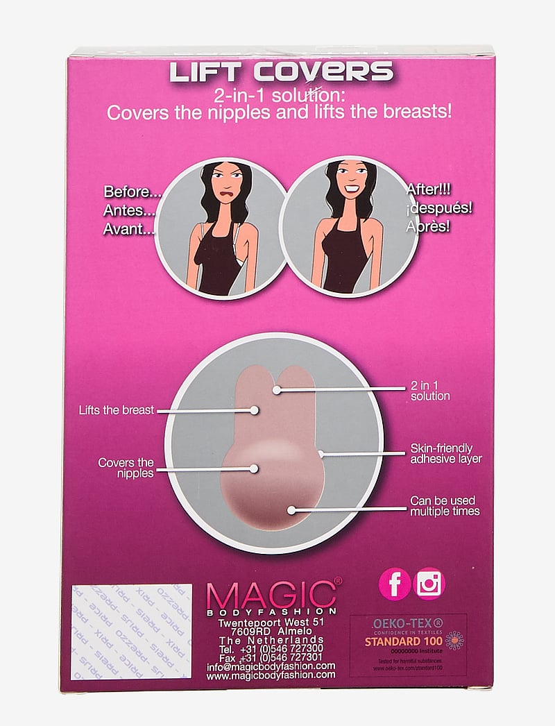 Magic Bodyfashion - Lift Covers - liemenėlių aksesuarai - latte - 2