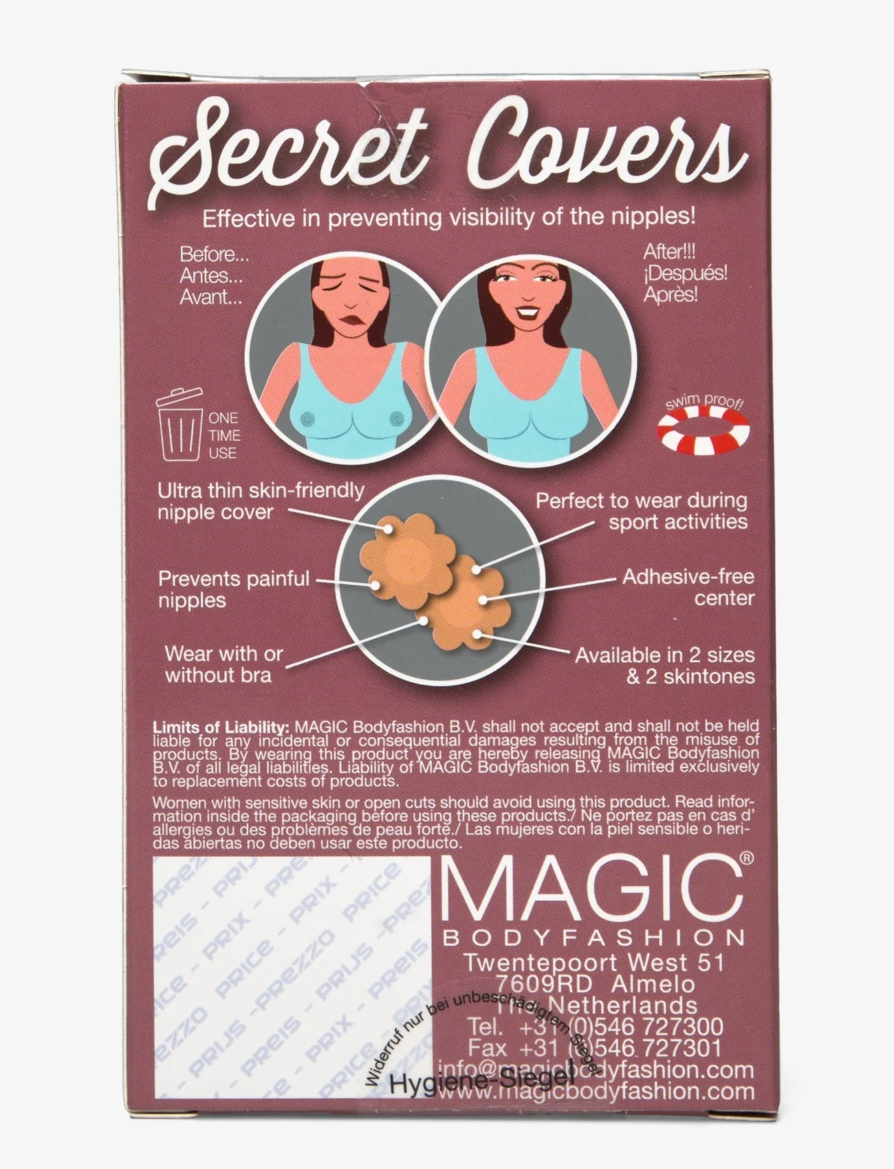Magic Bodyfashion - Secret Covers - bra accessories - skin - 1