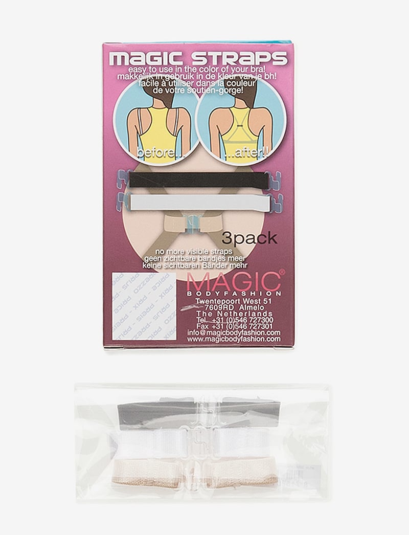 Magic Bodyfashion - Magic Straps - bh-zubehör - white-black-skin - 0