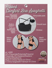 Magic Bodyfashion - Ribbed Comfort Bra Spaghetti - tanktopbeha's - white - 3