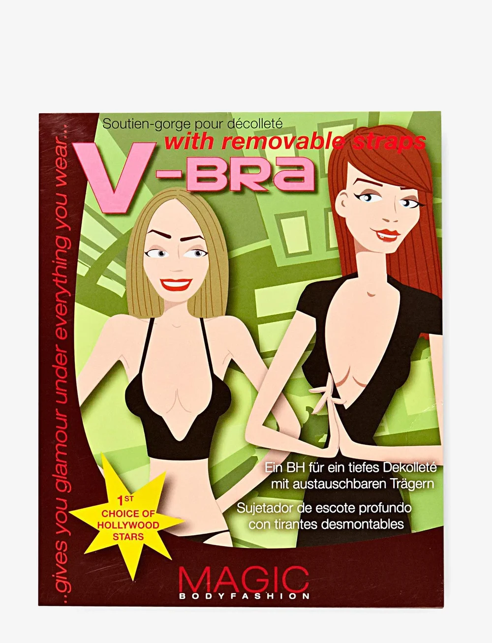 Magic Bodyfashion - Deep V-Bra - plunge bh:ar - black - 3