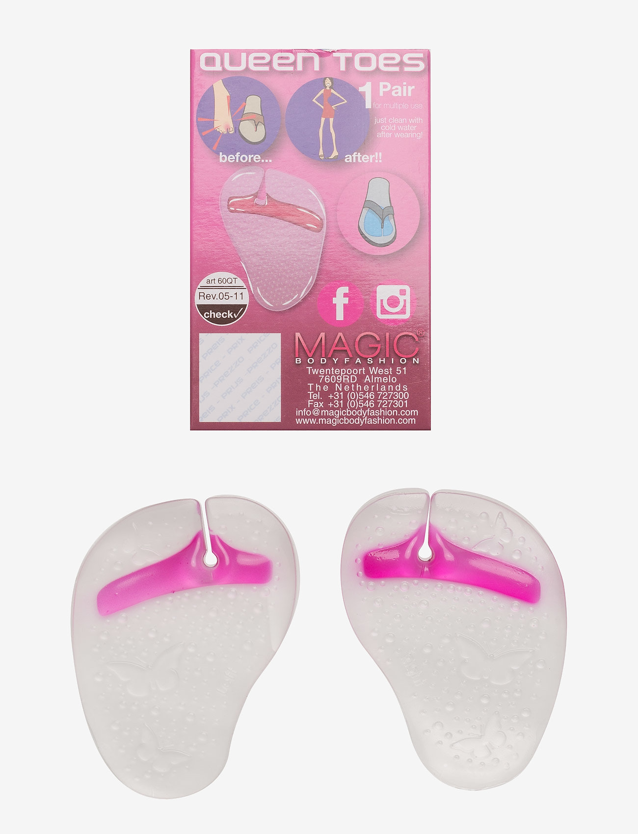 Magic Bodyfashion - Queen Toes - clear - 1