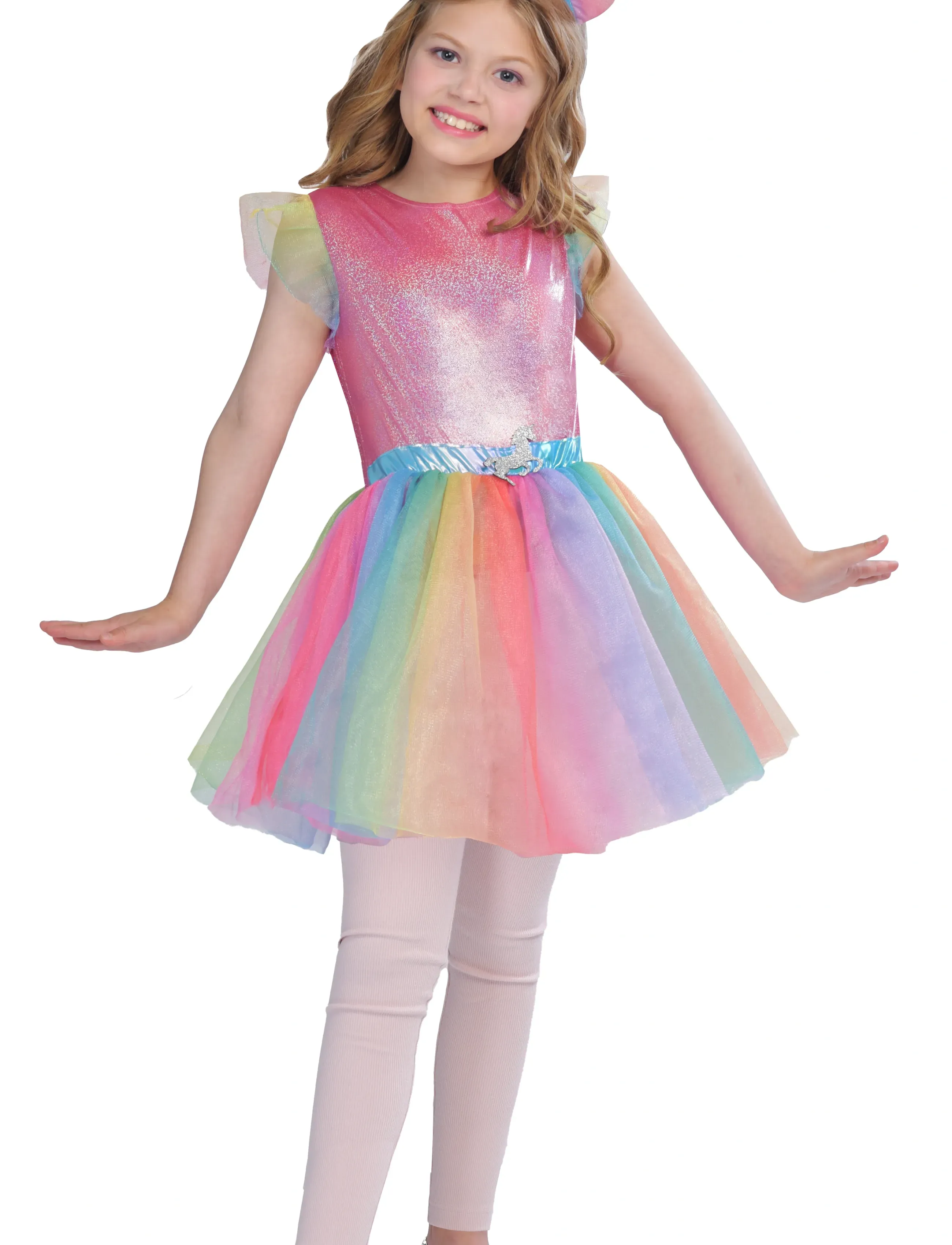 Magic Flip Unicorn Fairy 110 - 116 cm, 110/116, Multi/patterned, Kostumer Og Tilbehør > Karakterkostumer, Børn