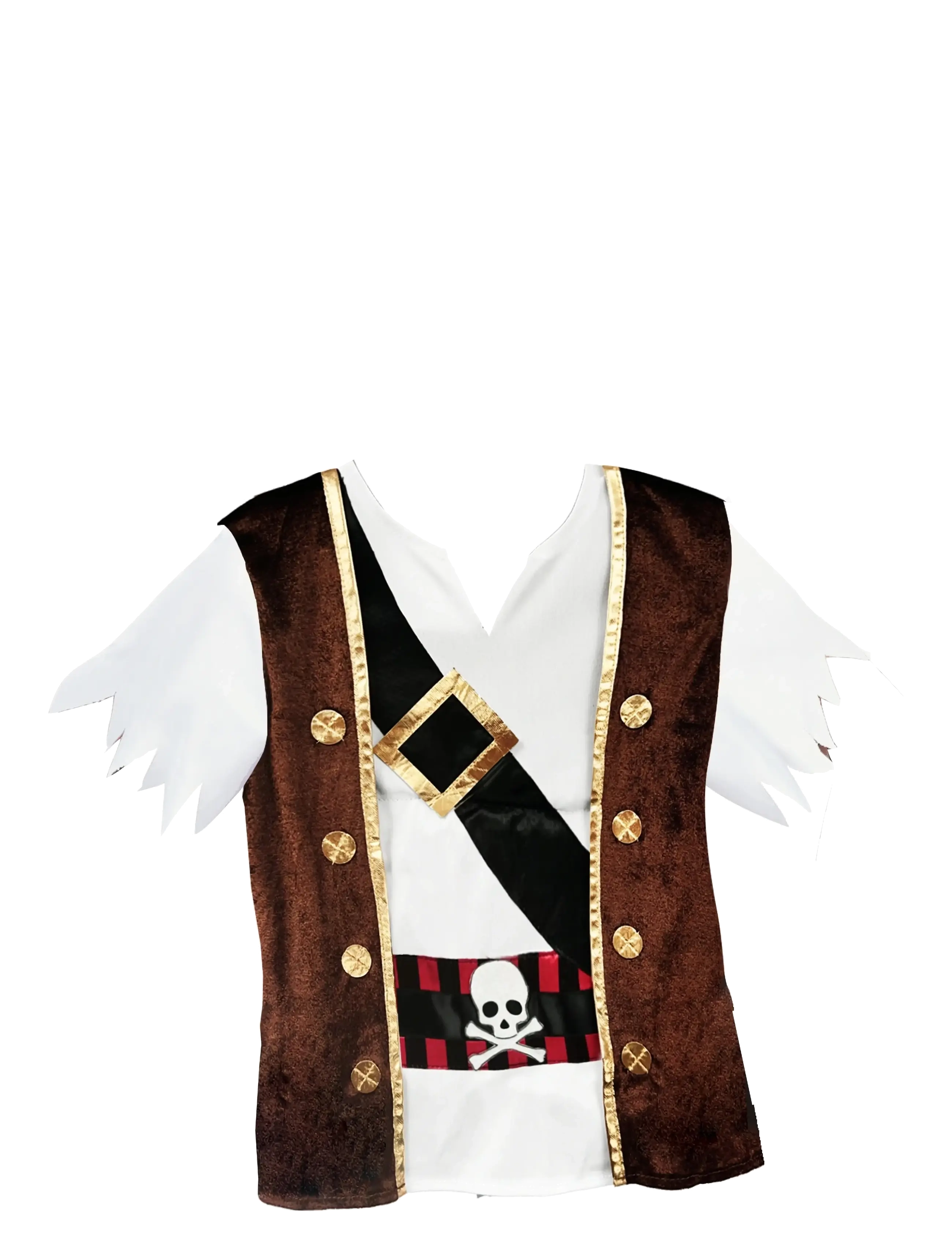 Magic Flip Pirate 110 - 116 cm, 110/116, Black, Kostumer Og Tilbehør > Karakterkostumer, Børn