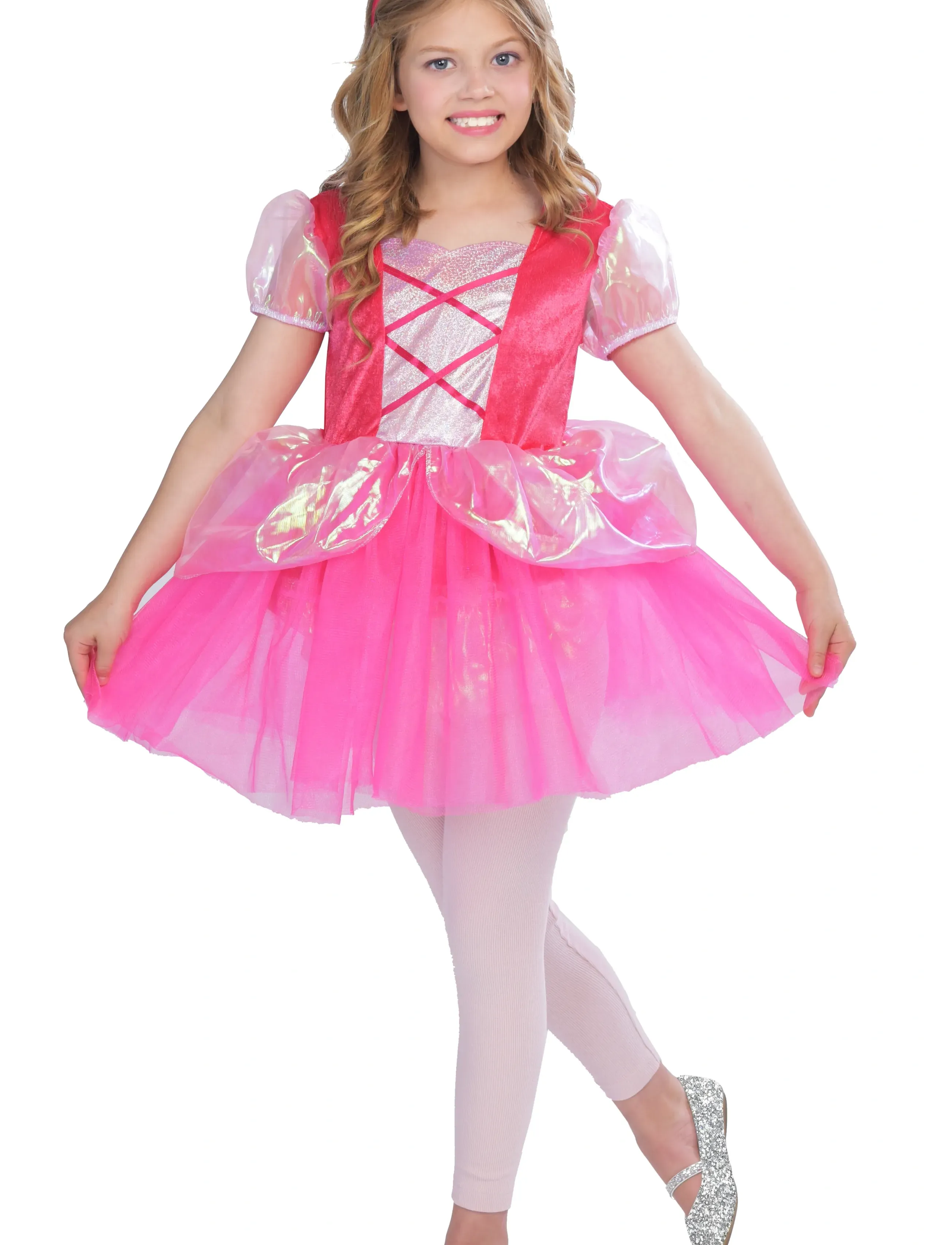 Magic Flip Pink Princess 128 - 134 cm, 128/134, Pink, Kostumer Og Tilbehør > Karakterkostumer, Børn
