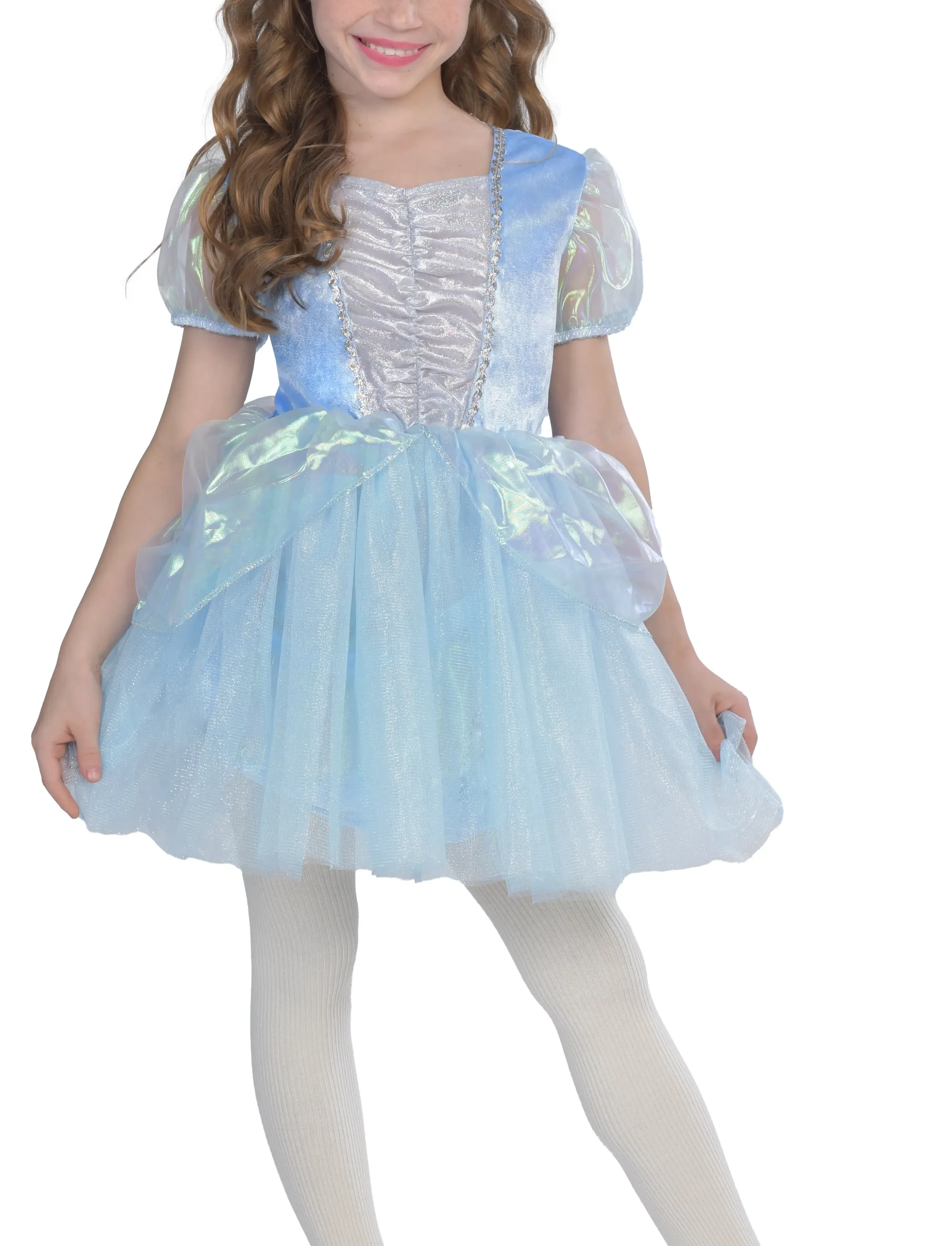 Magic Flip Blue Princess 128 - 134 cm, 128/134, Blue, Kostumer Og Tilbehør > Karakterkostumer, Børn