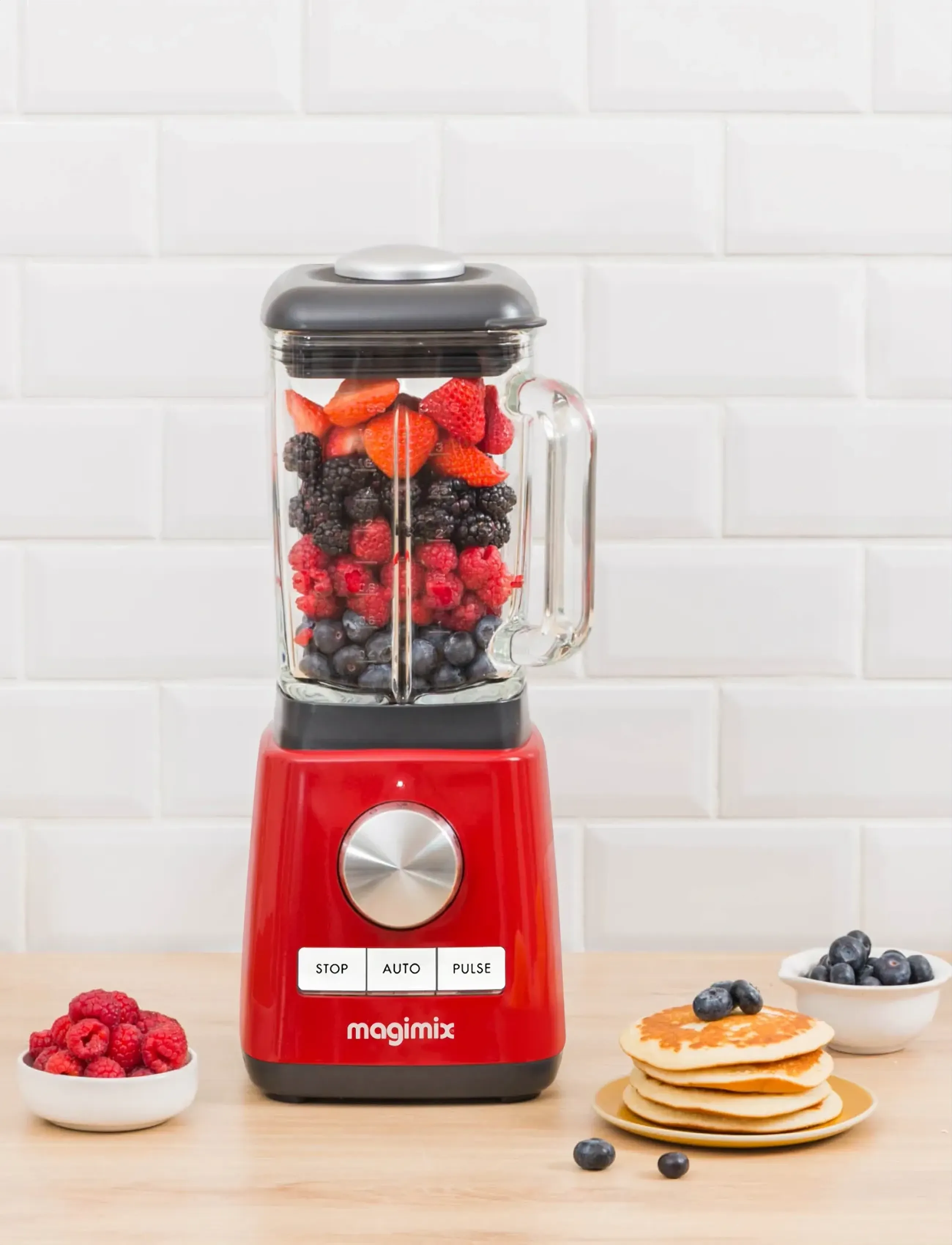 Magimix Blender Power 4 1300 Watt, 1.8 LITER x 18, Red, Køkkenmaskiner > Mixere Og Blendere, Unisex