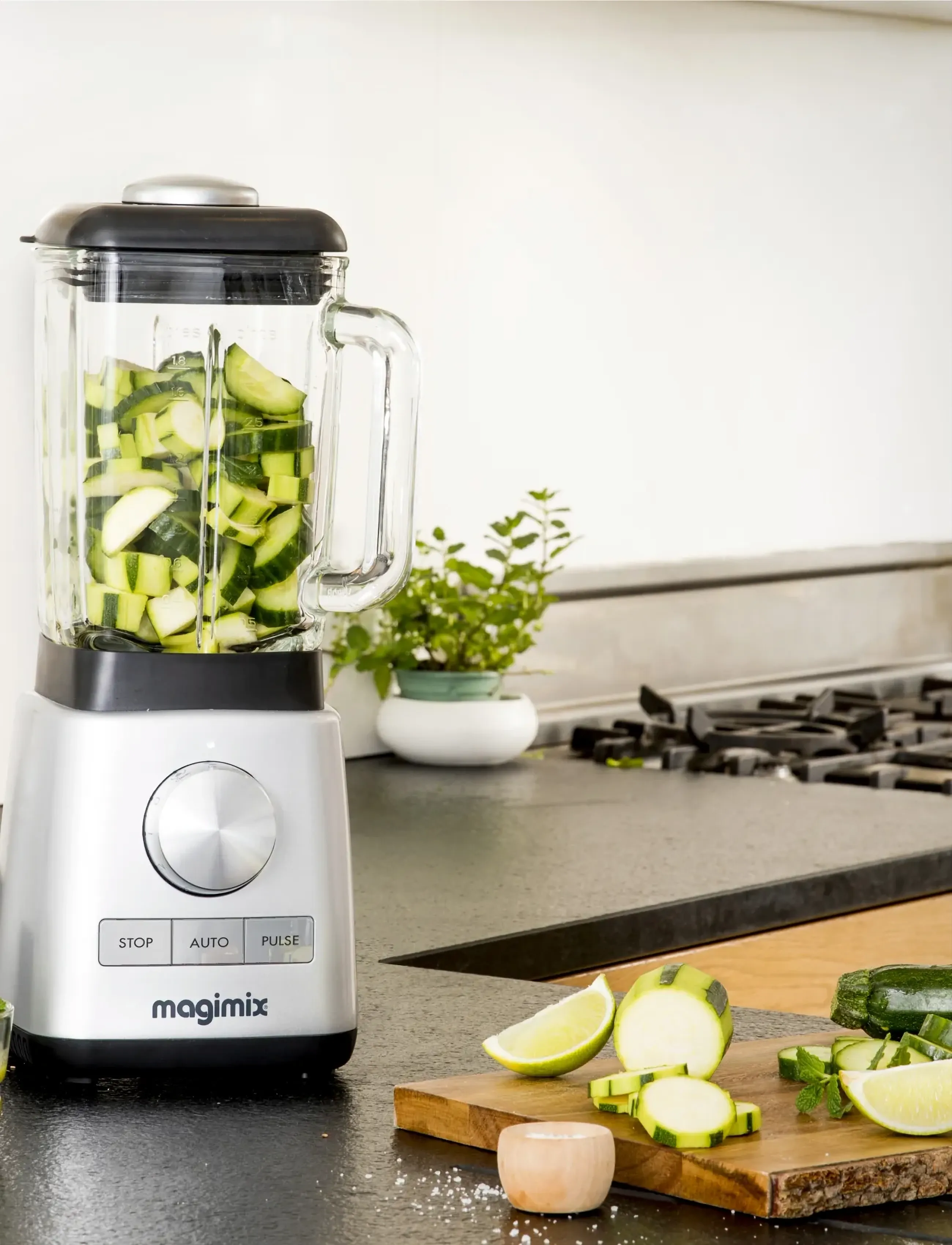 Magimix Blender Power 4 1300 watt - Confirmation - METALL / clear