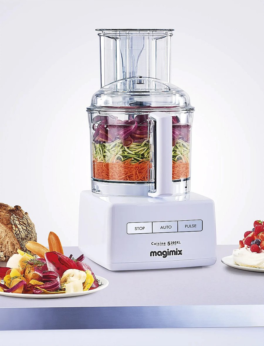 Magimix - Food processor Premium CS 5200 XL 1100 watt White - mixer - vit - 2