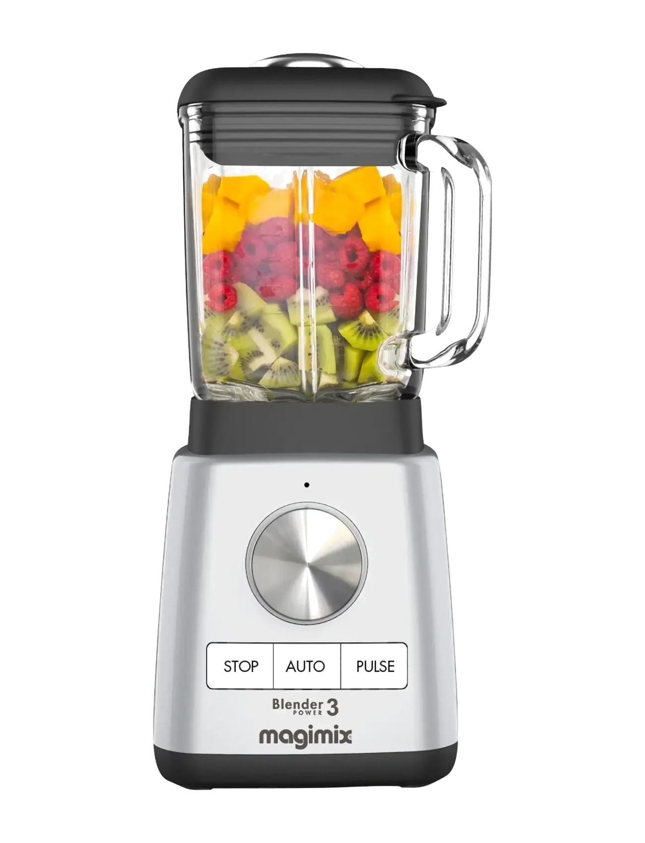 Magimix Blender Power 3, Mixer og blender, Grå, Str: 1.2 LITER x 18