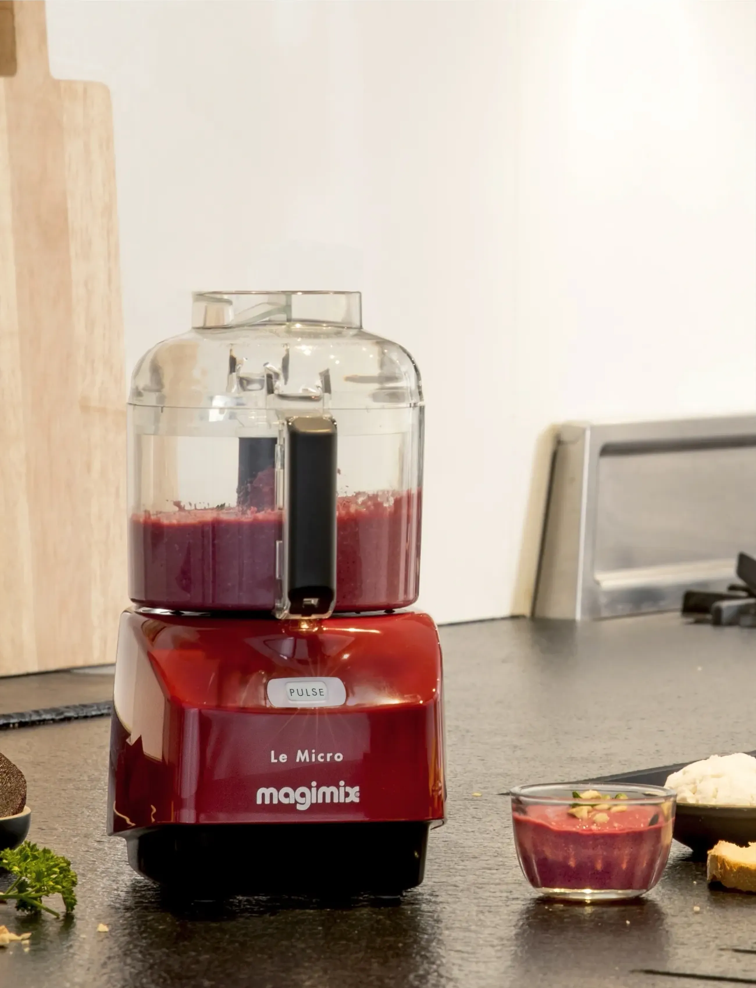 Magimix - Magimix Minihakker 290 watt - mixere & blendere - rÖd - 2