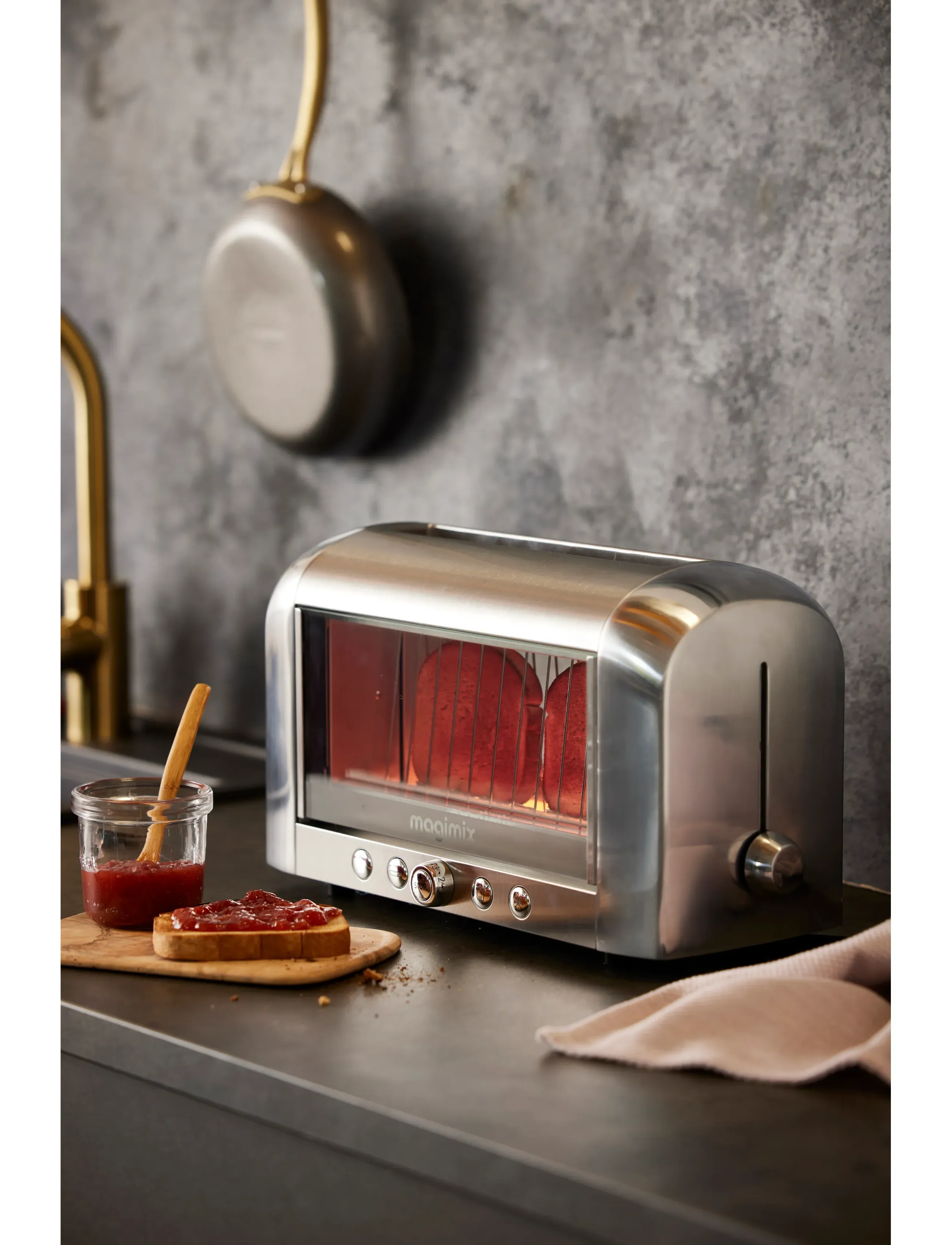 Magimix 2-slice toaster Vision - Naistele - WHITE / silver