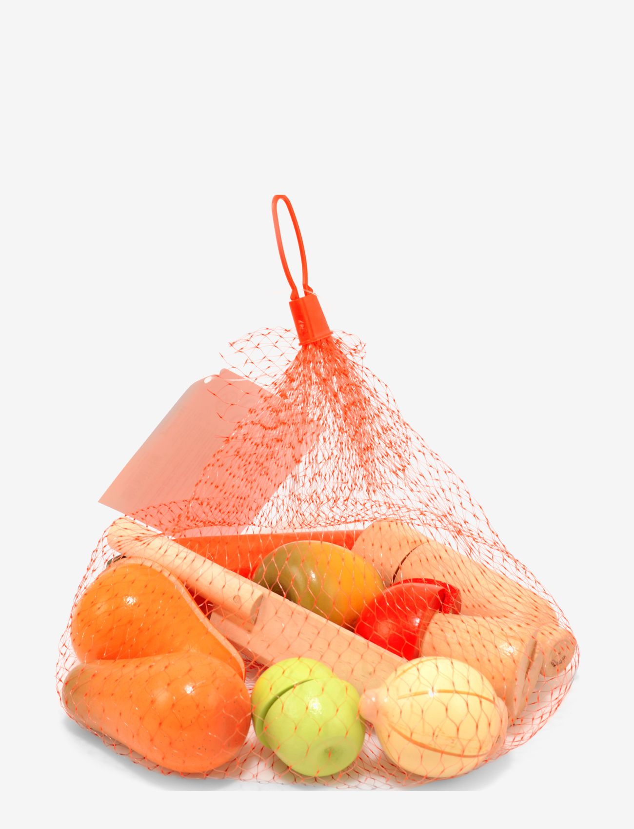 Magni Toys - Wooden fruit and vegetables with velcro - leksaksmat & leksakstårtor - multi coloured - 1