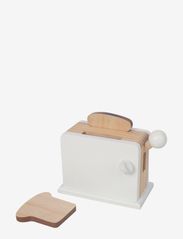 Magni Toys - Toaster, white - leikkikeittiön tarvikkeet - white - 0