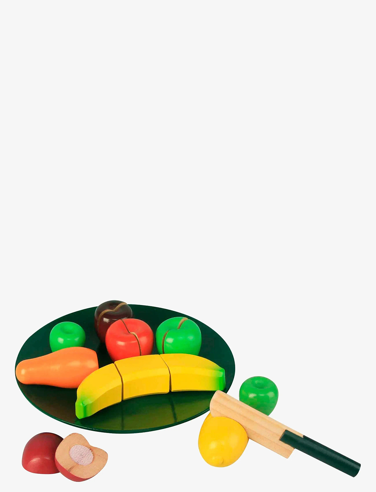 Magni Toys Fruit In Wood On The Plate, With Velcro – leikkiruoka ...