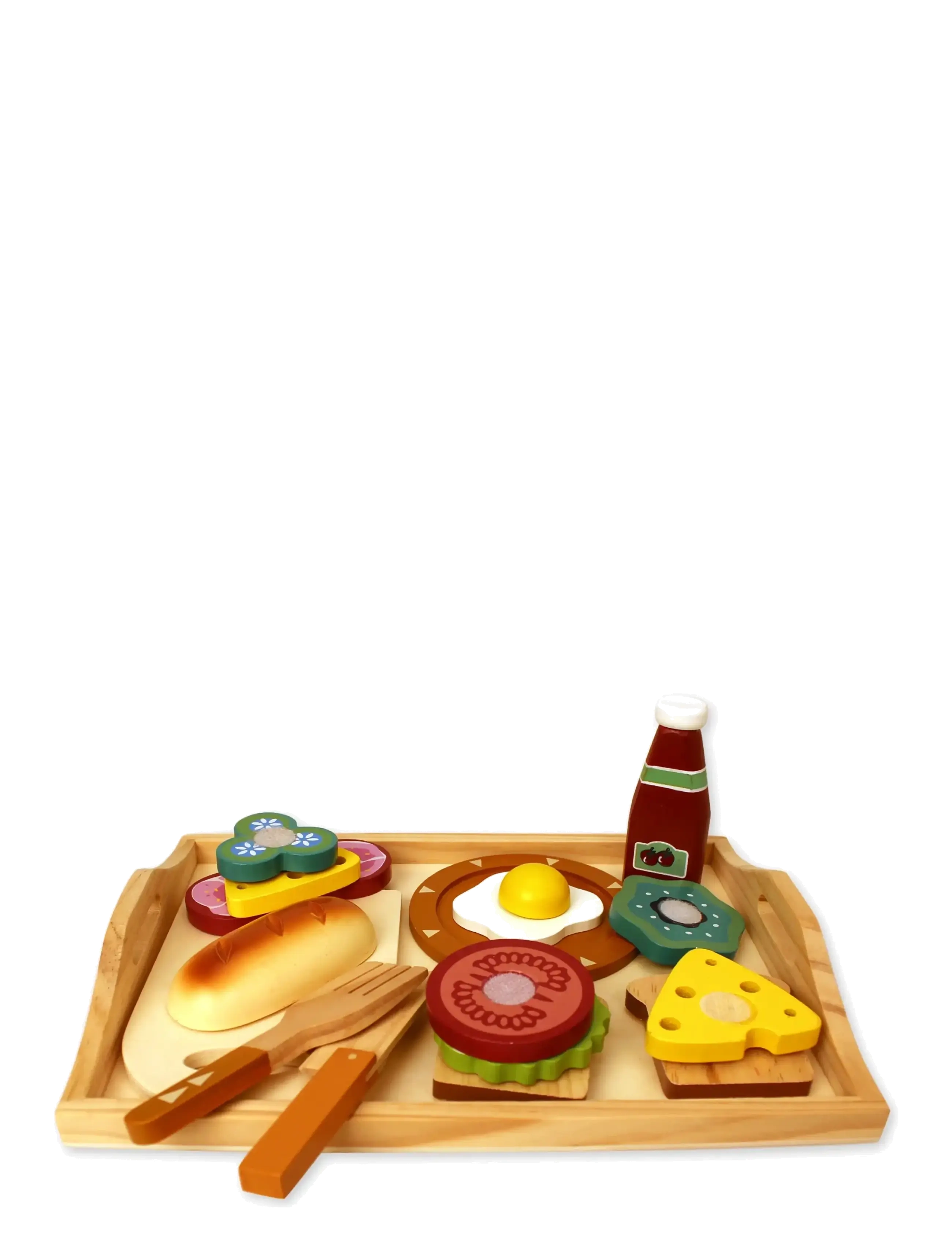 Magni Legetøj Breakfast Tray With Accessories, One Size, Multi/patterned, Legetøjskøkken Og Tilbehør > Legetøjsmad Og -Kager, Børn