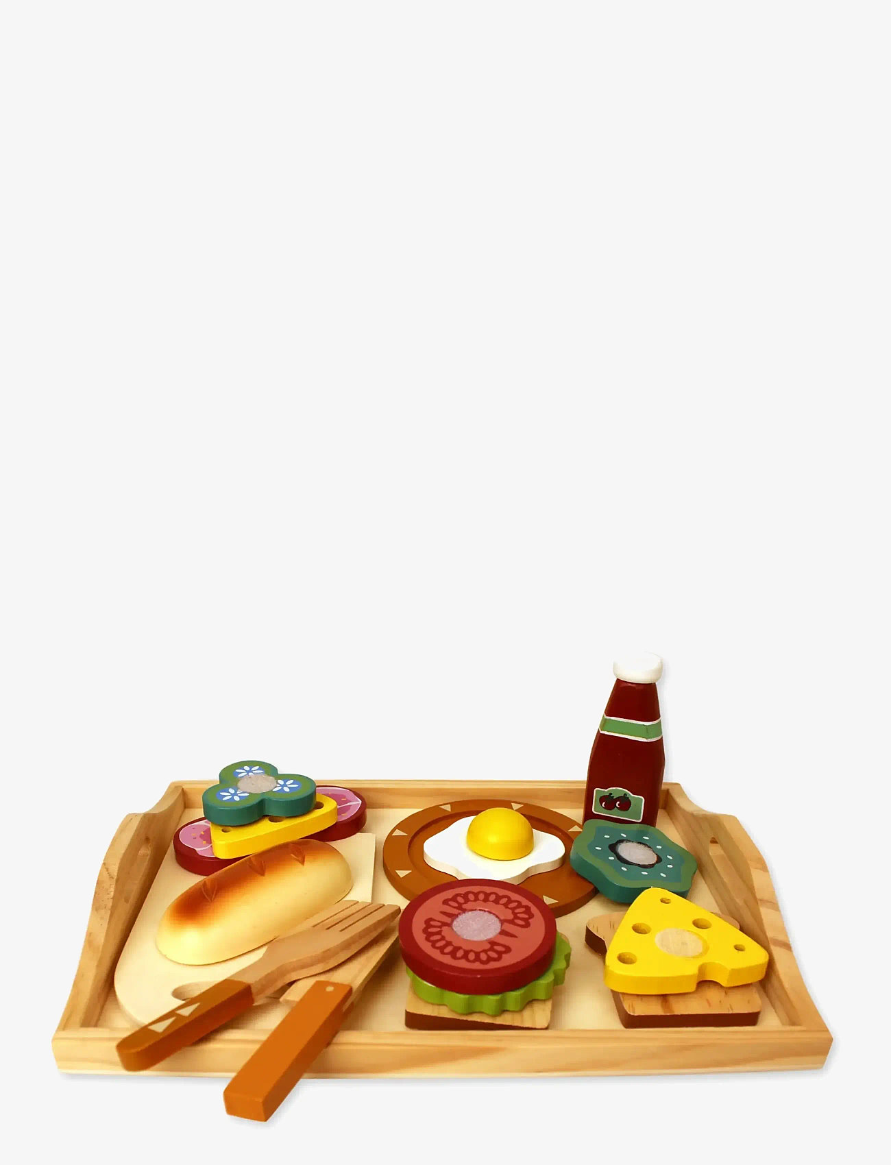 Magni Toys - Breakfast tray with accessories - leikfangamatur og kökur - multi coloured - 0