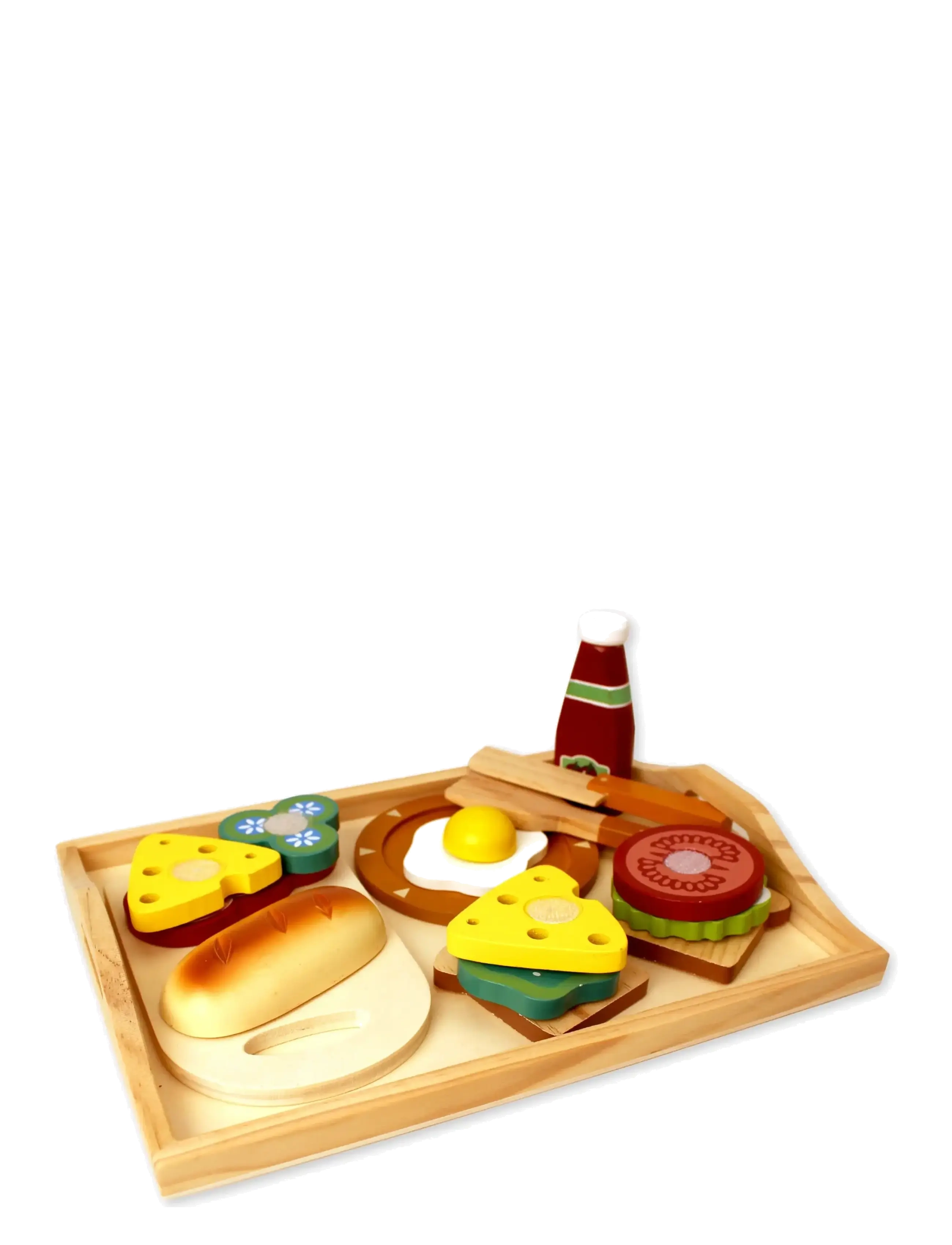 Magni Toys - Breakfast tray with accessories - leikkiruoka & -kakut - multi coloured - 1